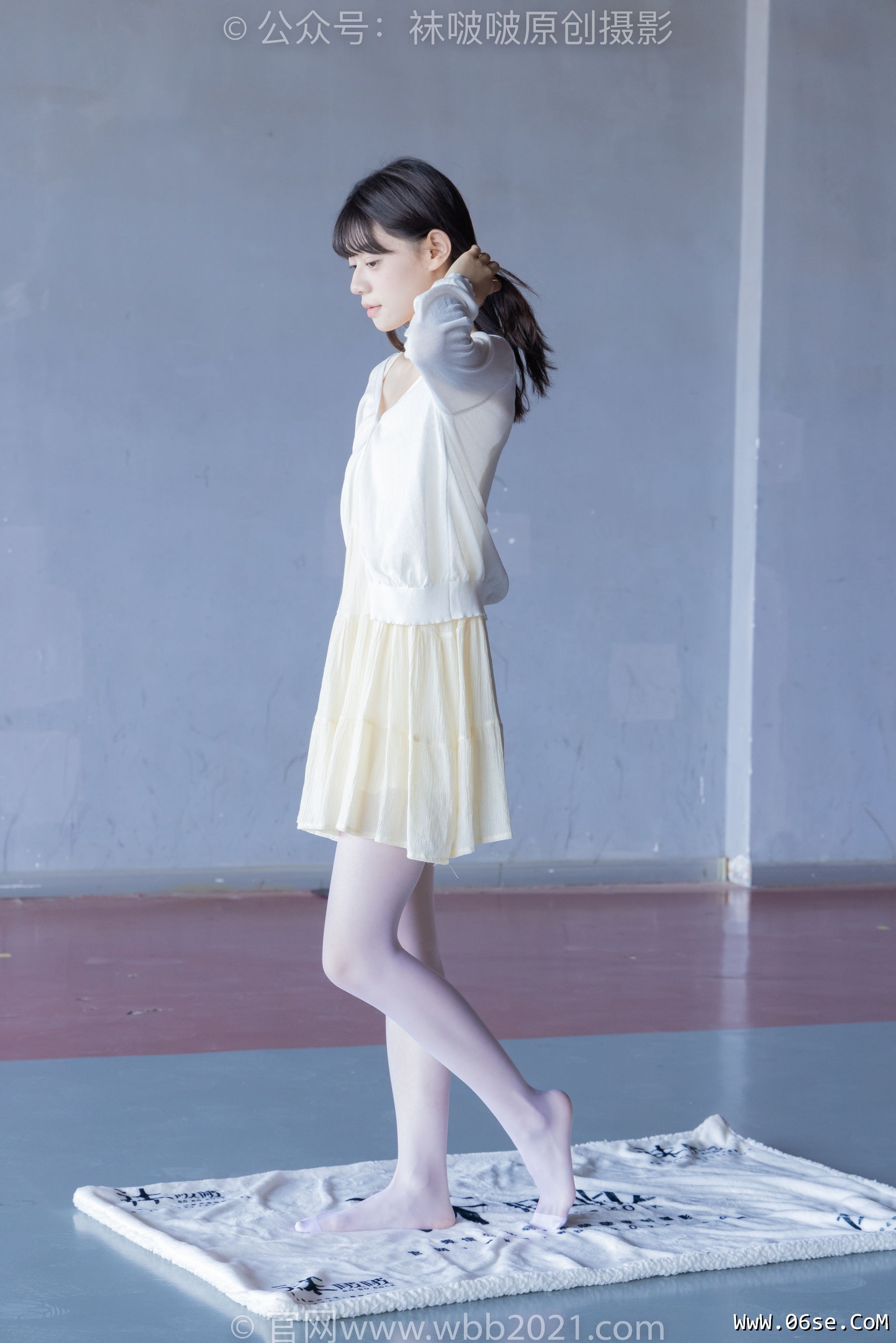 图片[52]-BoBoSocks袜啵啵 No.395 糯米 -板鞋、白丝[145P]-六色网
