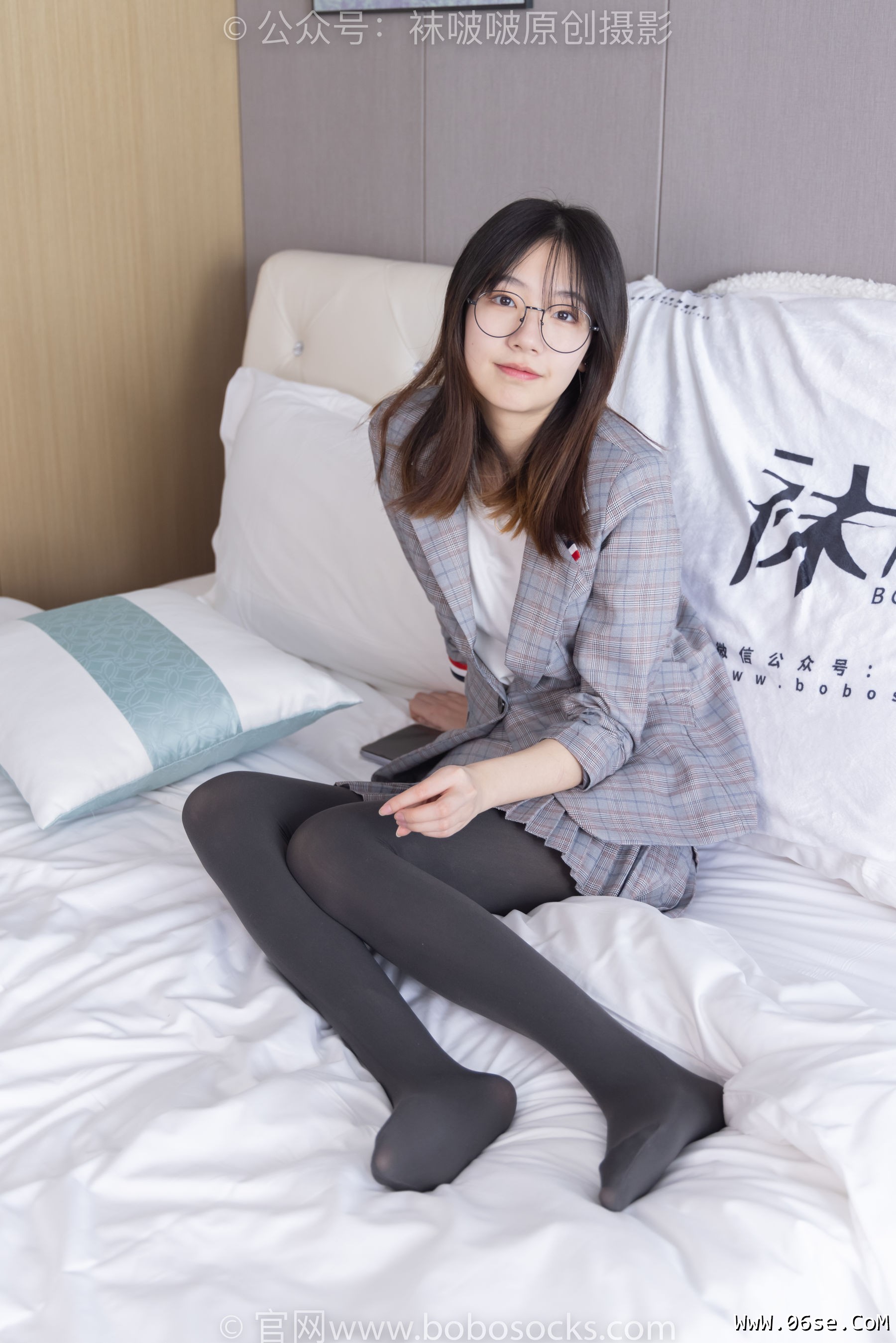 图片[36]-BoBoSocks袜啵啵 No.210 小甜豆 -皮鞋、厚灰丝、ol装[140P]-六色网