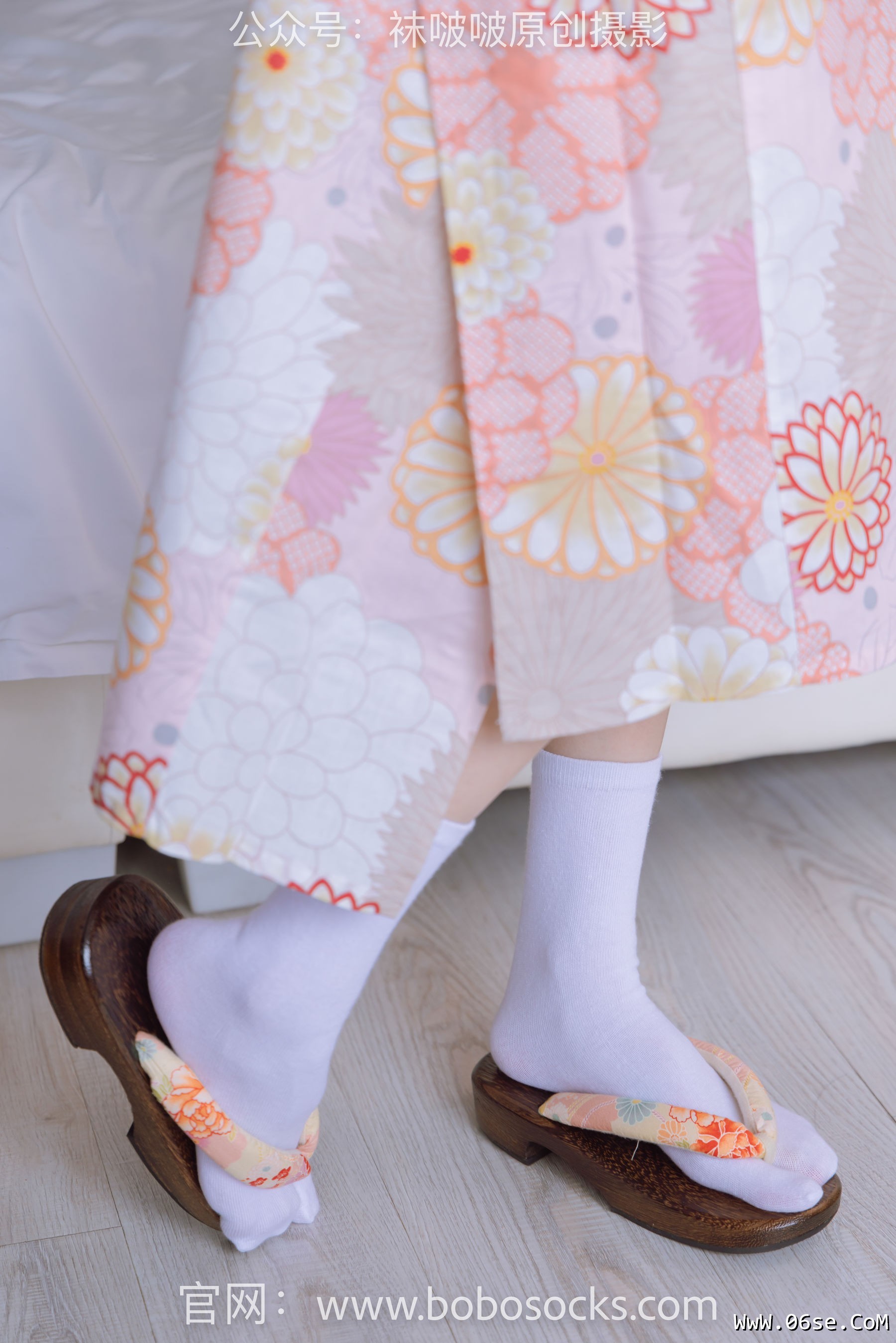 图片[121]-BoBoSocks袜啵啵 No.137 稚予-木屐、分指白棉袜、裸足、和风浴衣[170P]-六色网