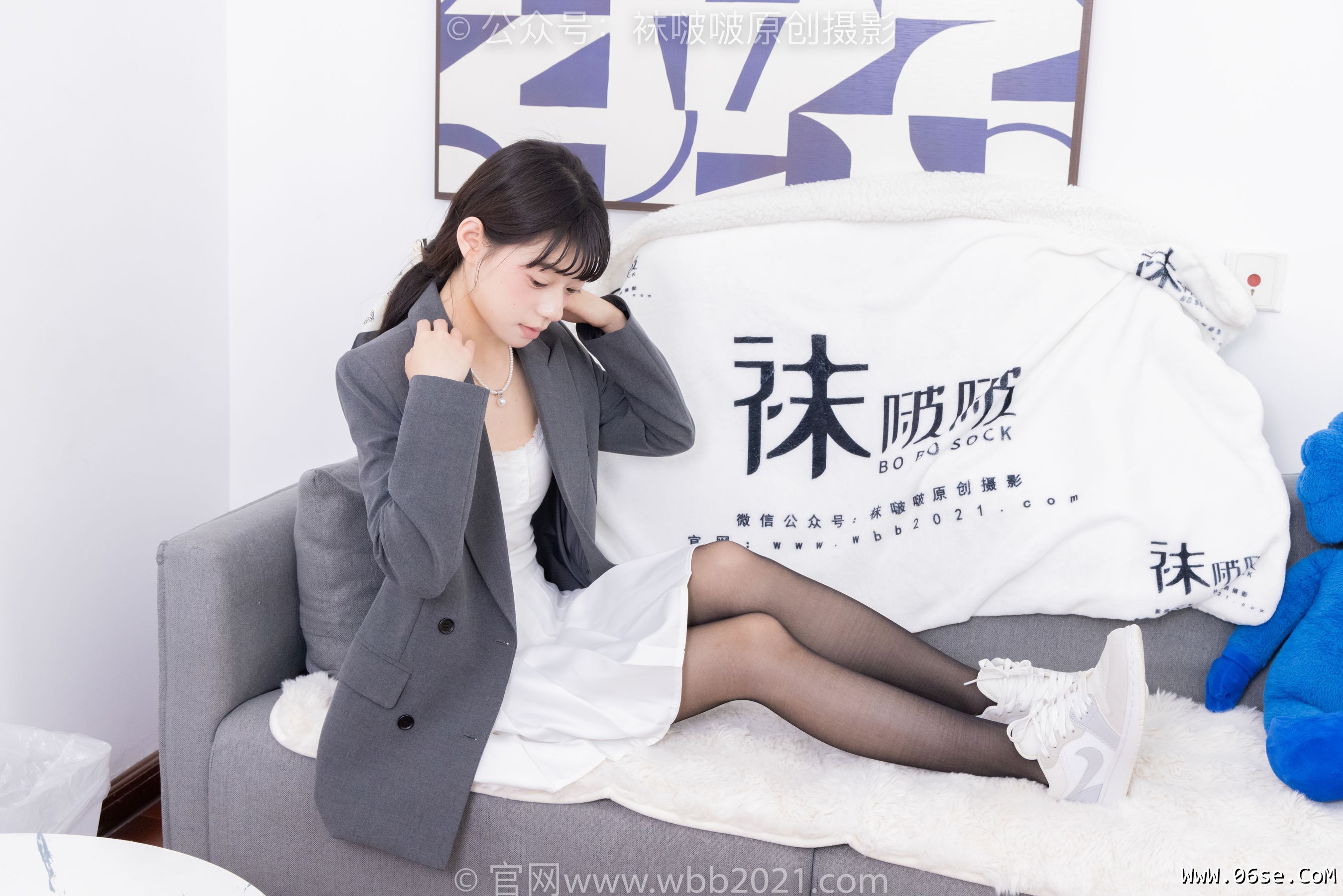 图片[70]-BoBoSocks袜啵啵 No.404 糯米 -板鞋、黑丝、ol风[145P]-六色网