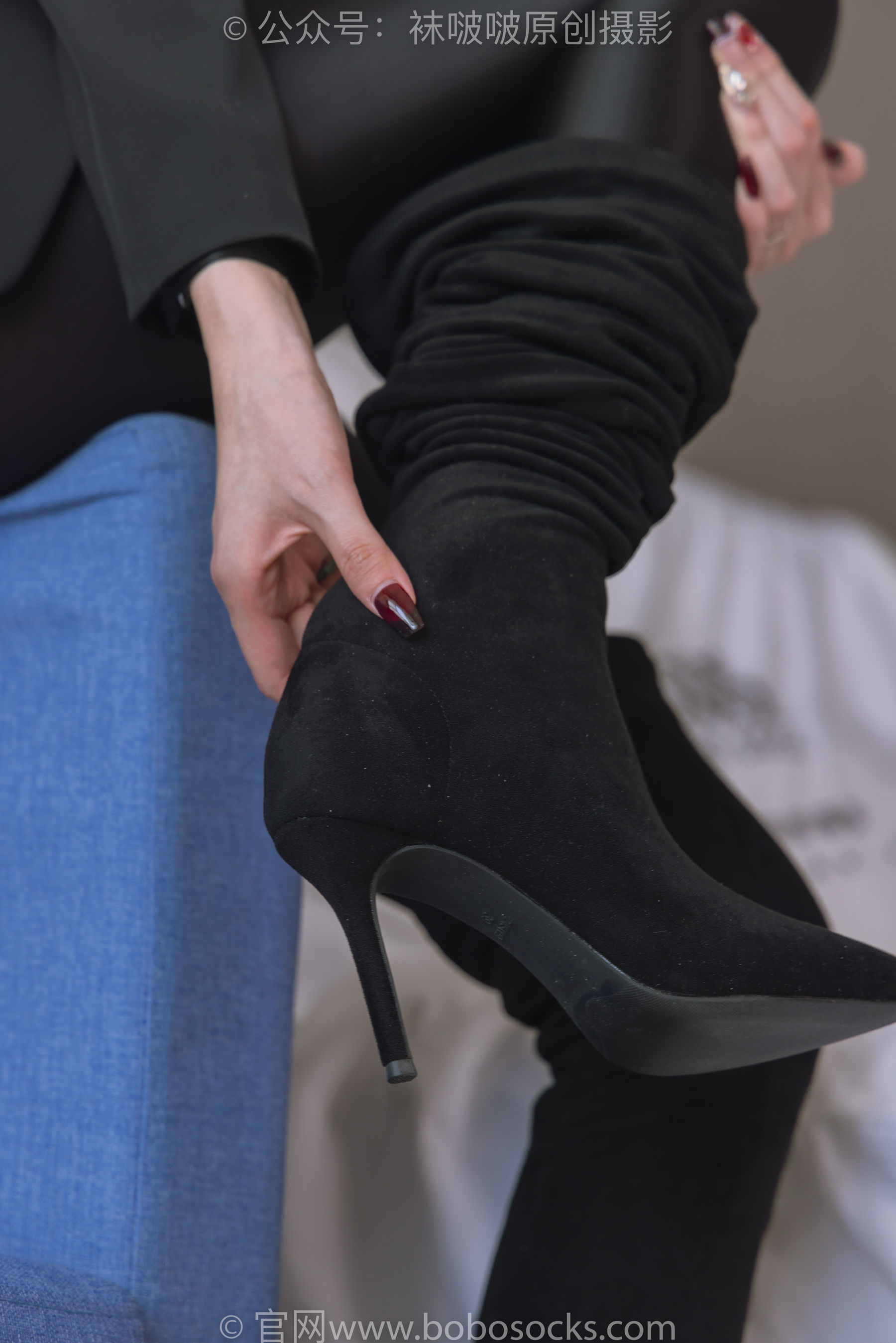 图片[92]-BoBoSocks袜啵啵 No.188 小甜豆-连体泳衣、高跟长靴、短肉丝、裸足[147P]-六色网