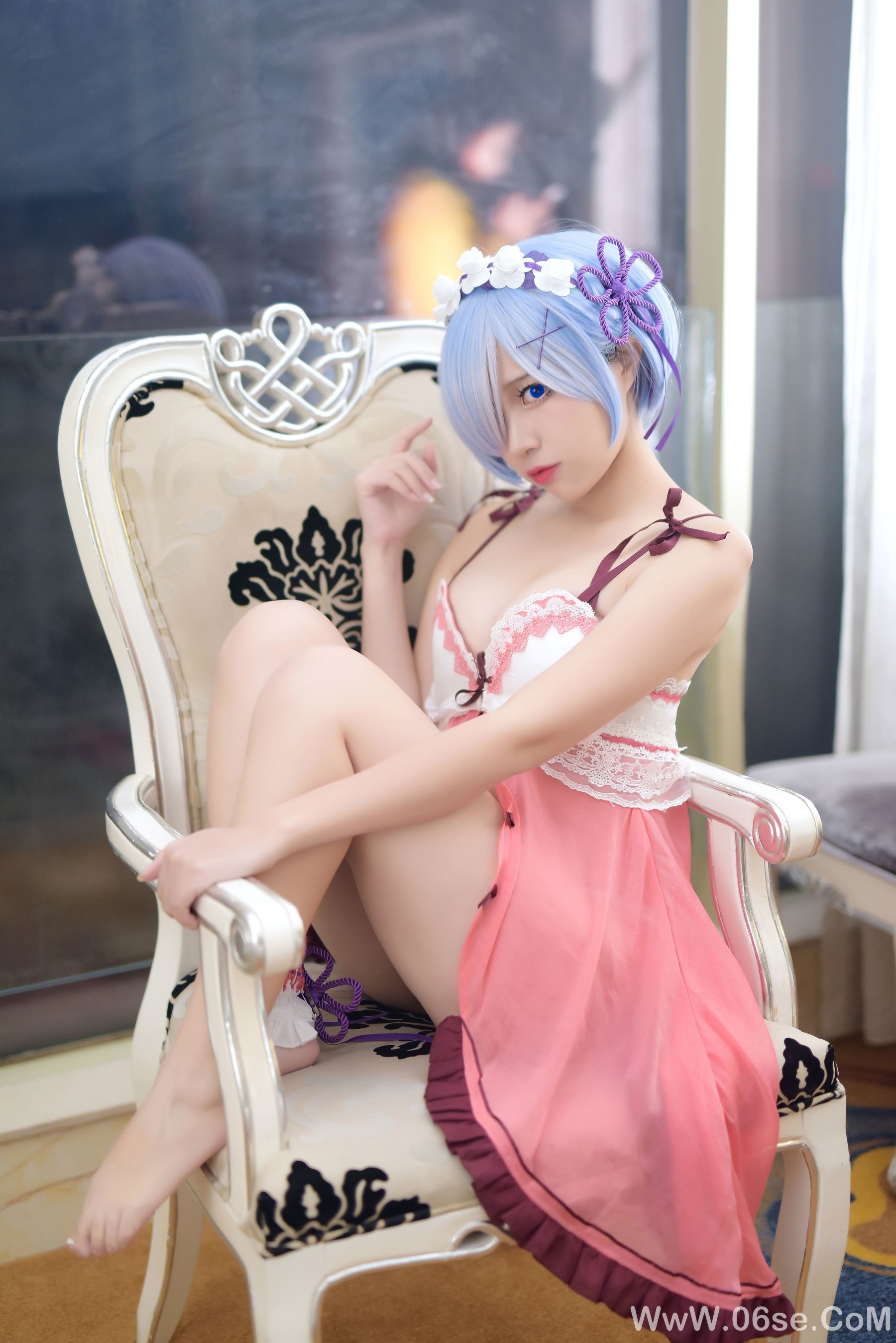 图片[5]-人气Coser二佐Nisa 蕾姆[42P]-六色网