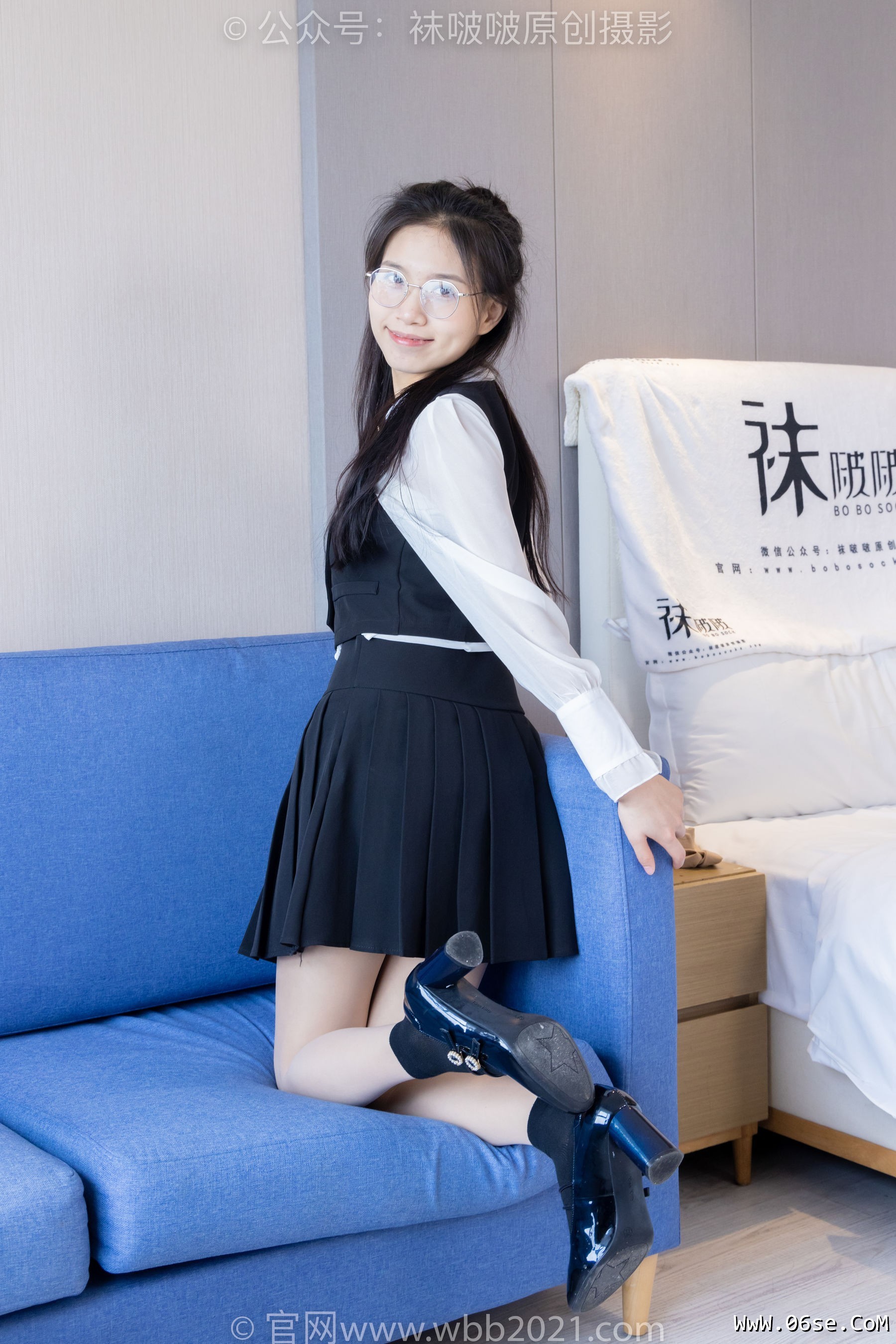 图片[63]-BoBoSocks袜啵啵 No.431 芝士 -高跟鞋、板鞋、黑棉袜、粉棉袜、油亮肉丝[140P]-六色网