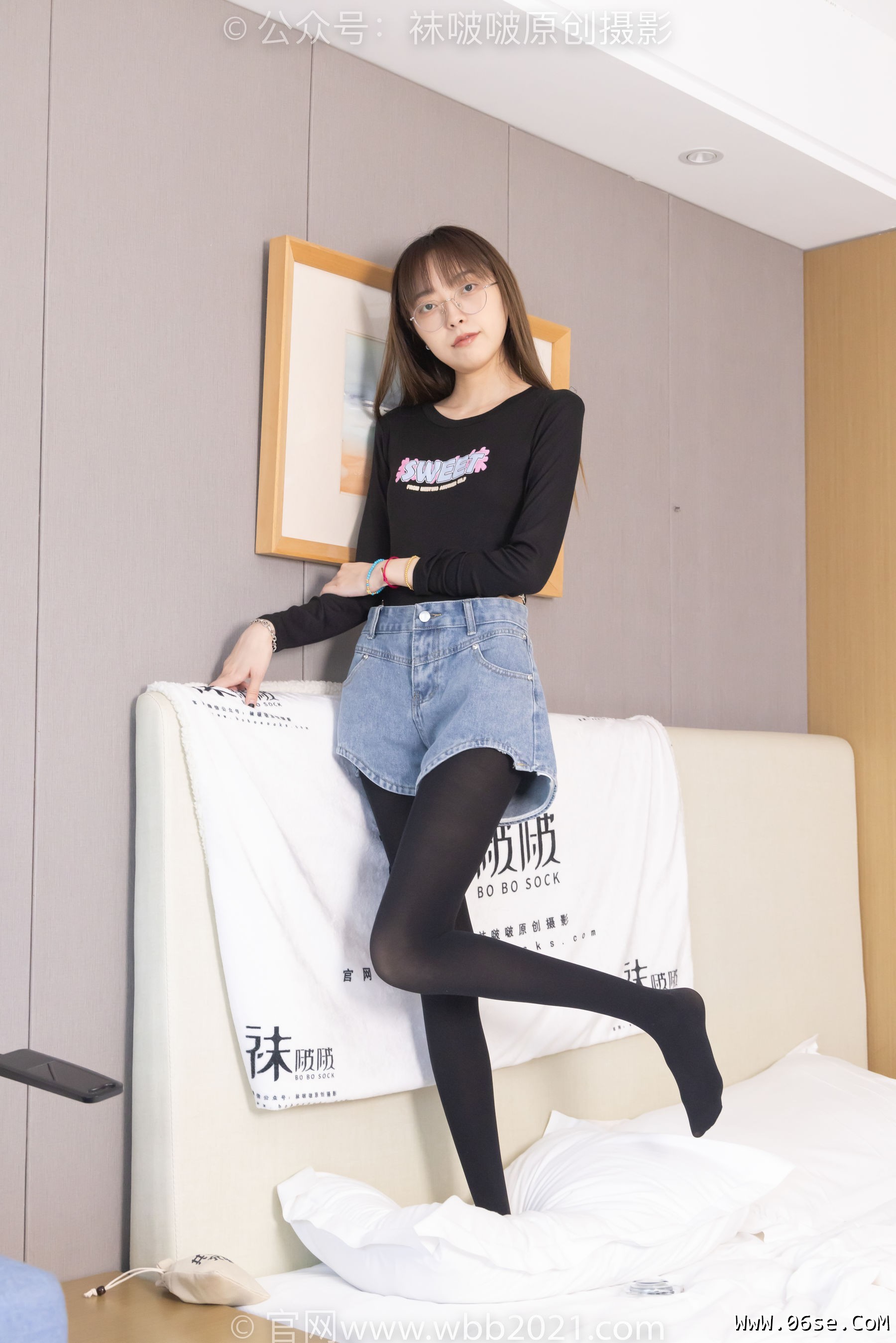 图片[149]-BoBoSocks袜啵啵 No.321 稚予 -高跟鞋、厚黑丝[150P]-六色网