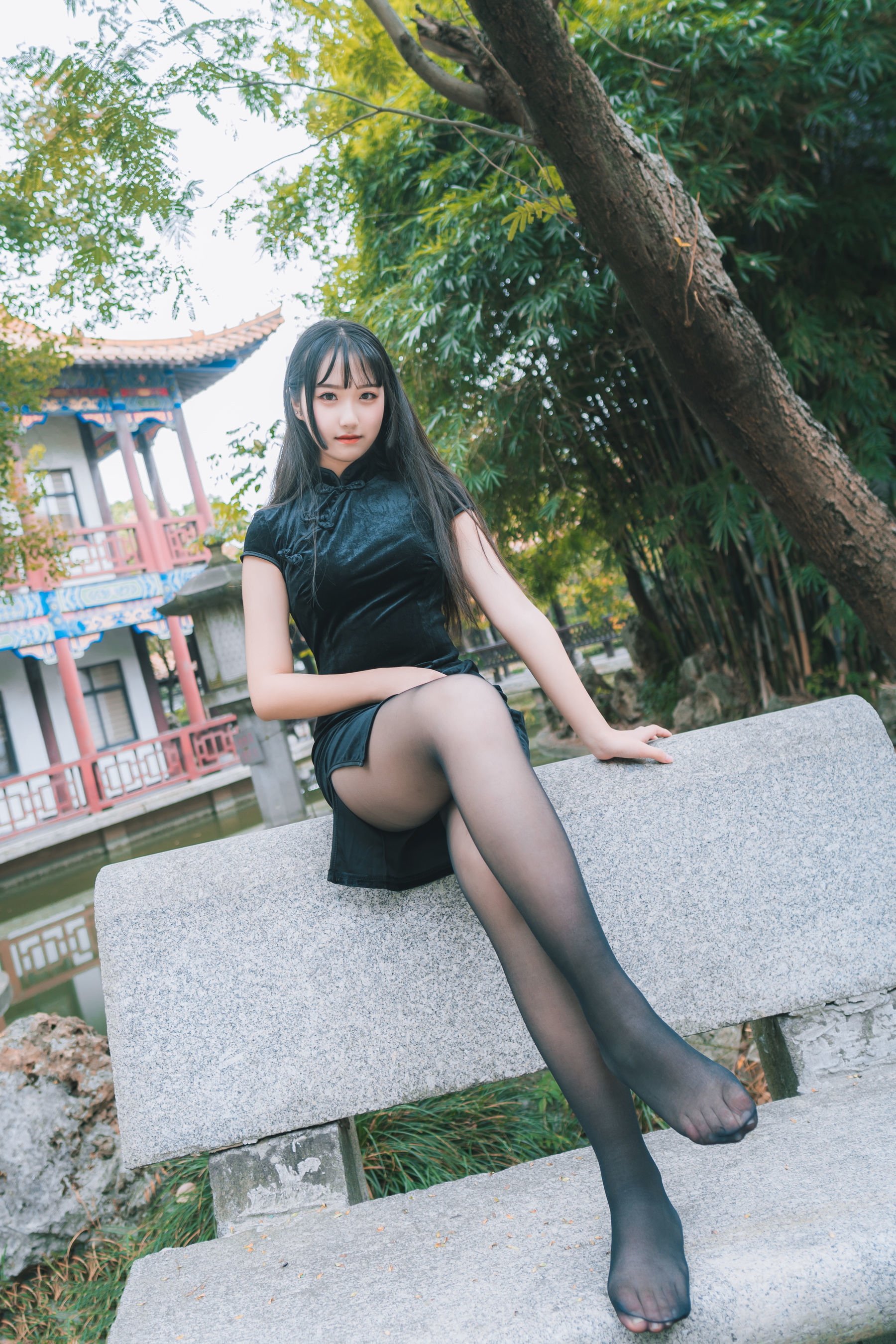 图片[19]-喵糖映画 VOL.461 旗袍园游 [36P]-六色网