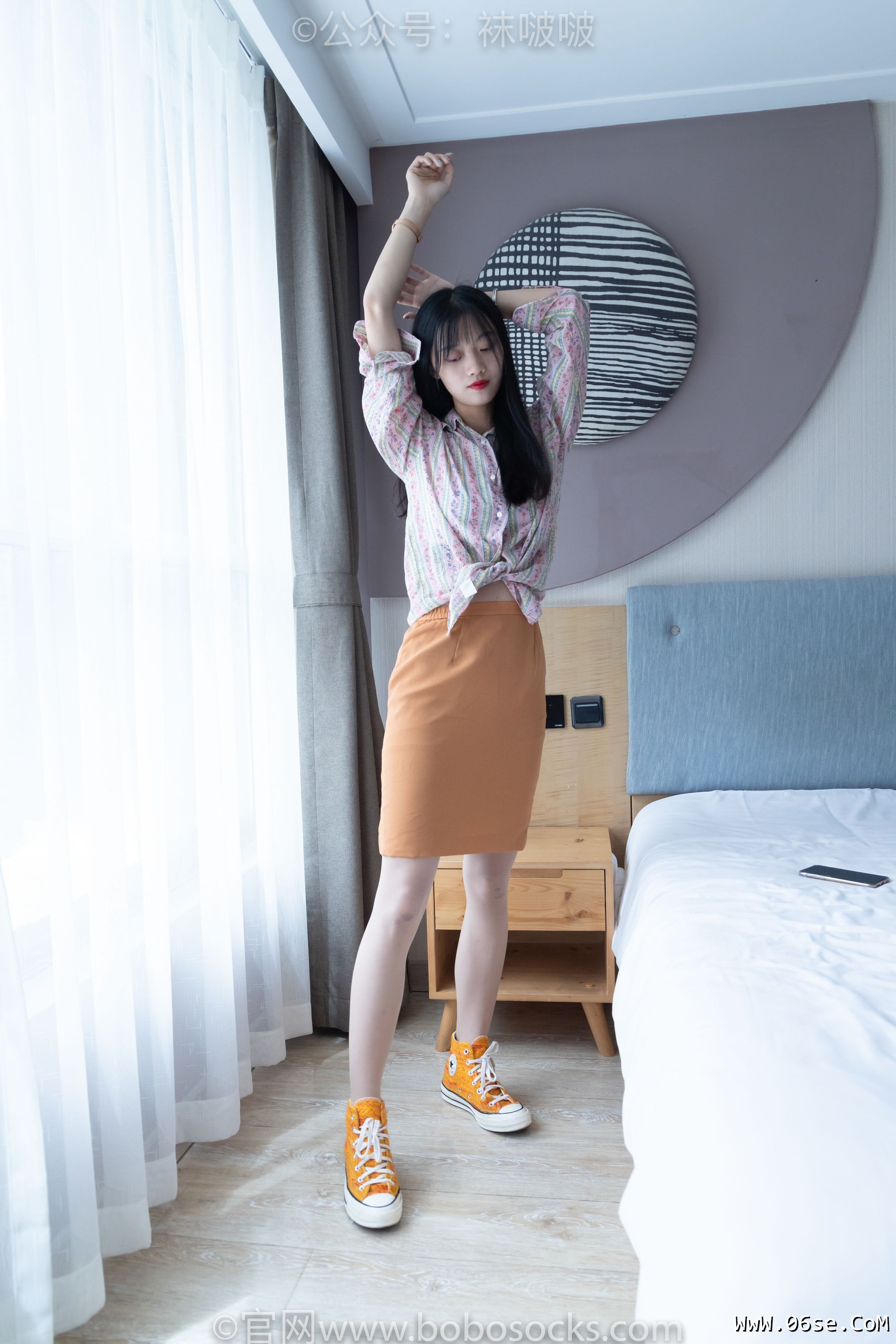 图片[7]-BoBoSocks袜啵啵 No.008 涵涵-帆布鞋、白色短棉袜、肉丝[139P]-六色网