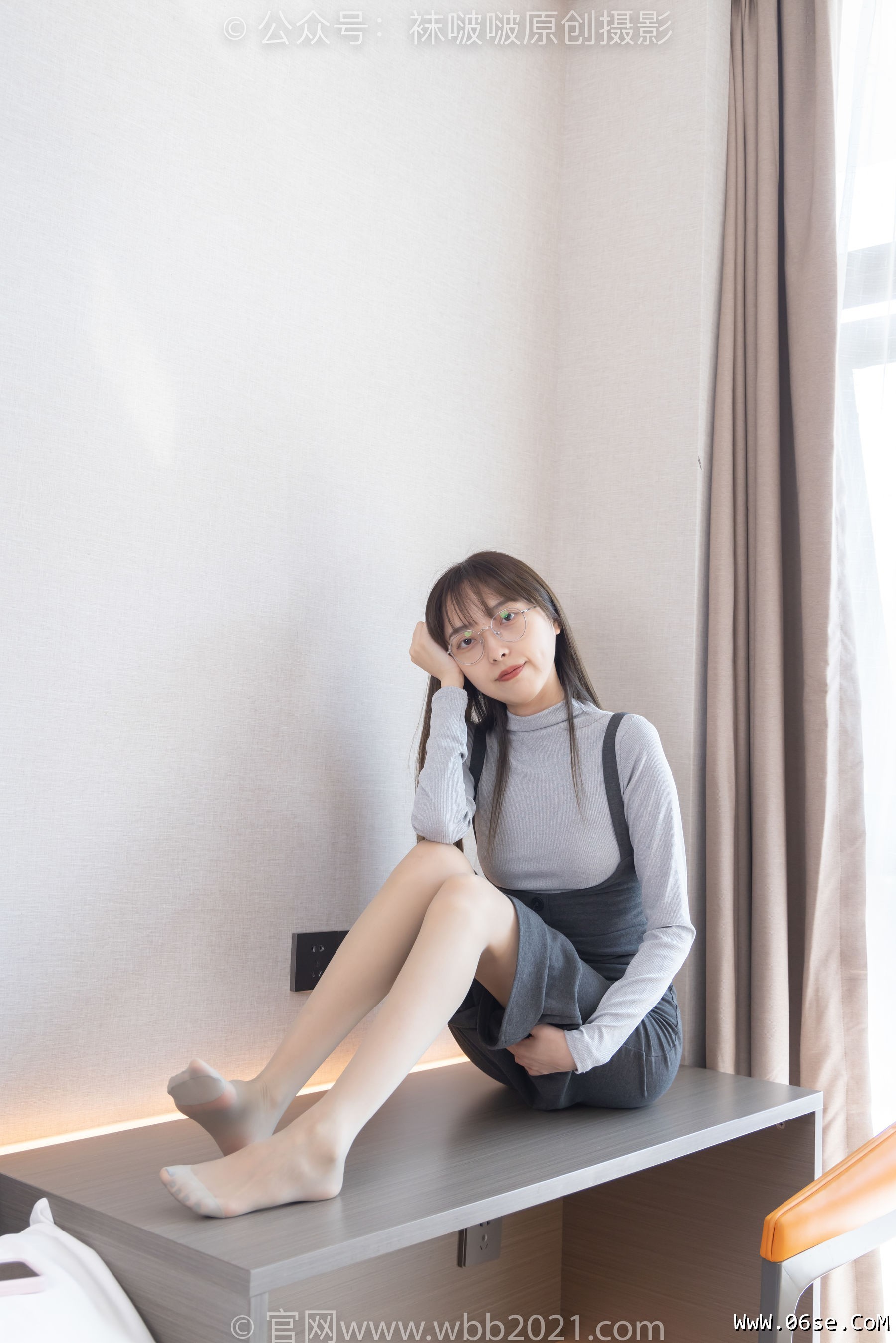 图片[103]-BoBoSocks袜啵啵 No.309 稚予 -两双高跟鞋、灰丝、白丝、裸足、踩奶油蛋糕剧情[180P]-六色网