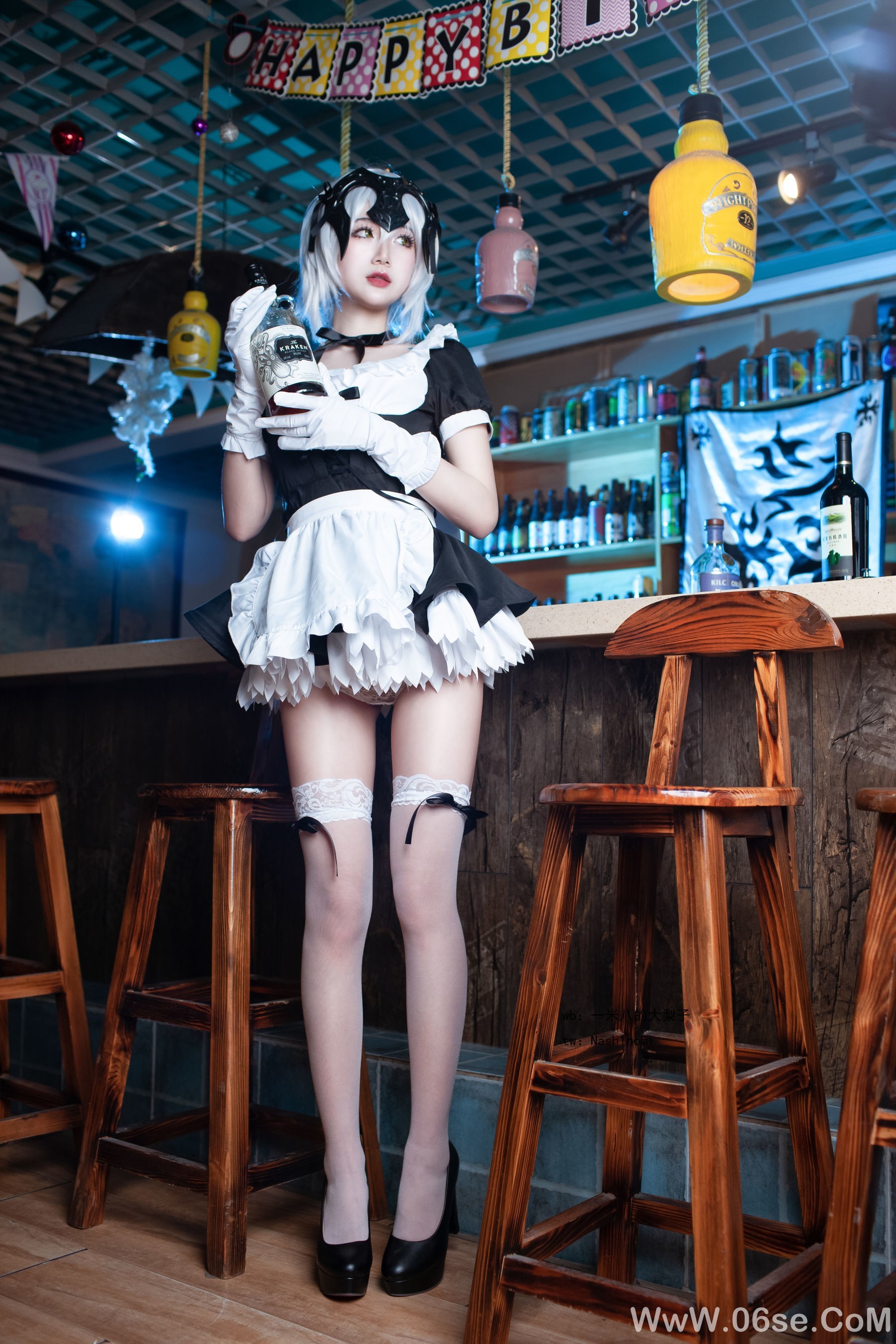 图片[11]-一米八的大梨子 黑贞GK手办女仆[29P]-六色网