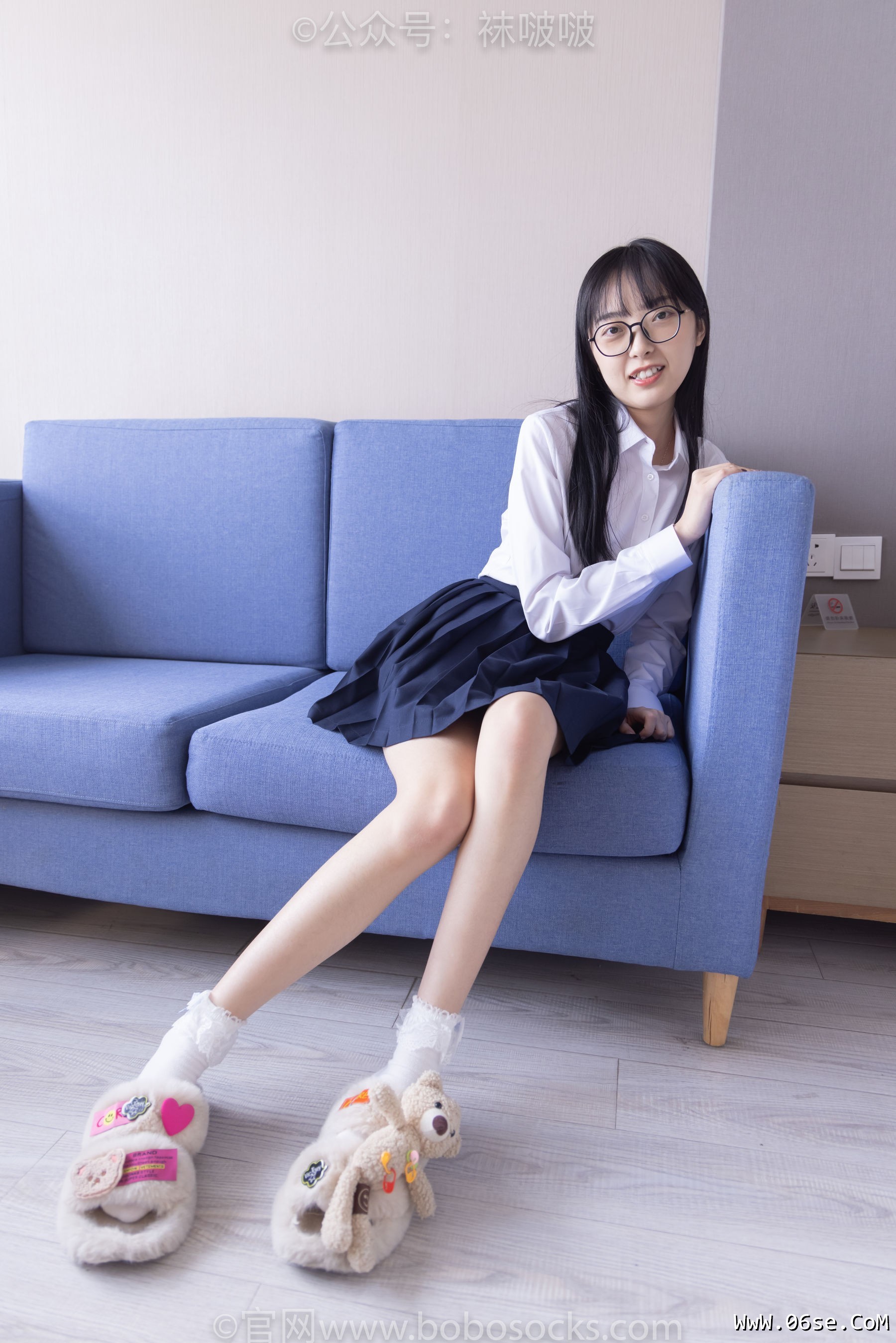 图片[54]-BoBoSocks袜啵啵 No.070 稚予-皮鞋、拖鞋、过膝袜、白棉袜[148P]-六色网