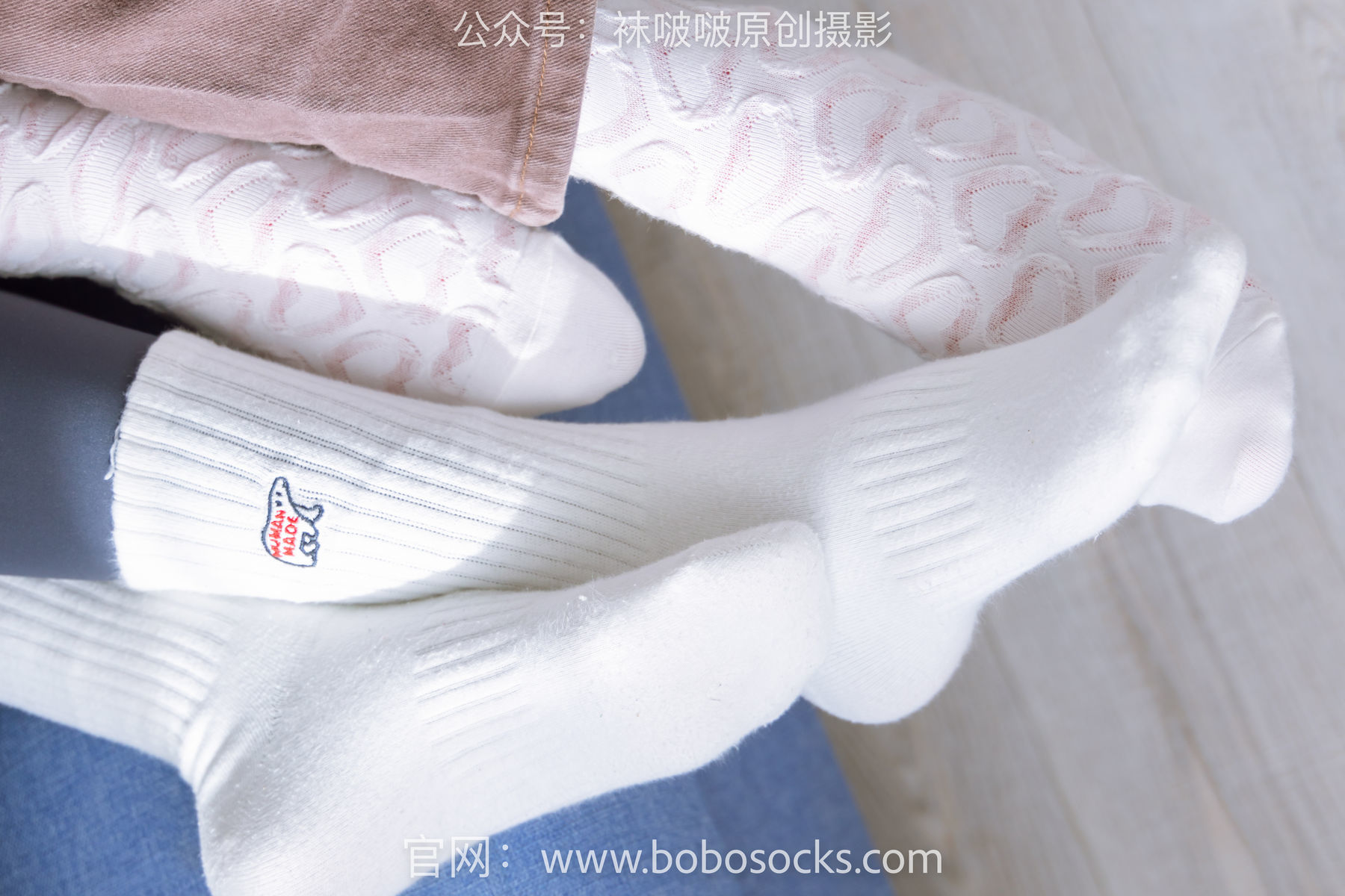 图片[152]-BoBoSocks袜啵啵 No.166 小甜豆稚予-板鞋、运动鞋、高跟鞋、白棉袜、蓝丝[218P]-六色网