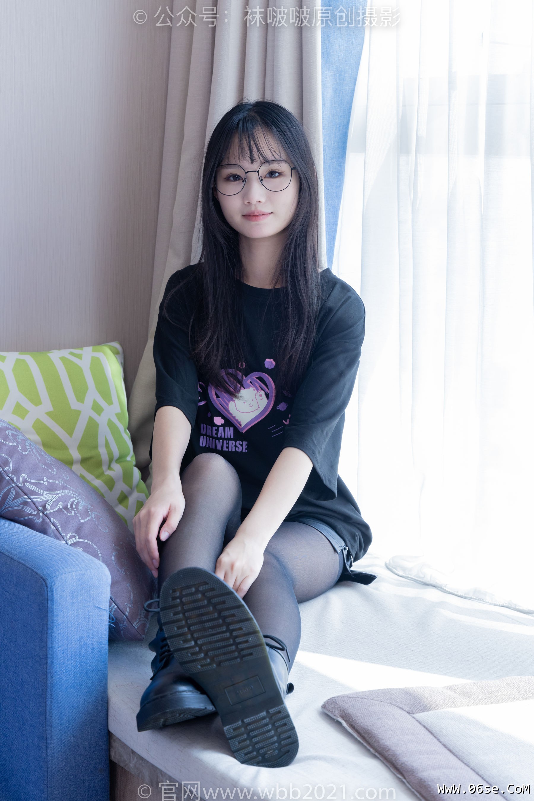 图片[75]-BoBoSocks袜啵啵 No.406 甜甜圈 -马丁靴、黑丝[150P]-六色网