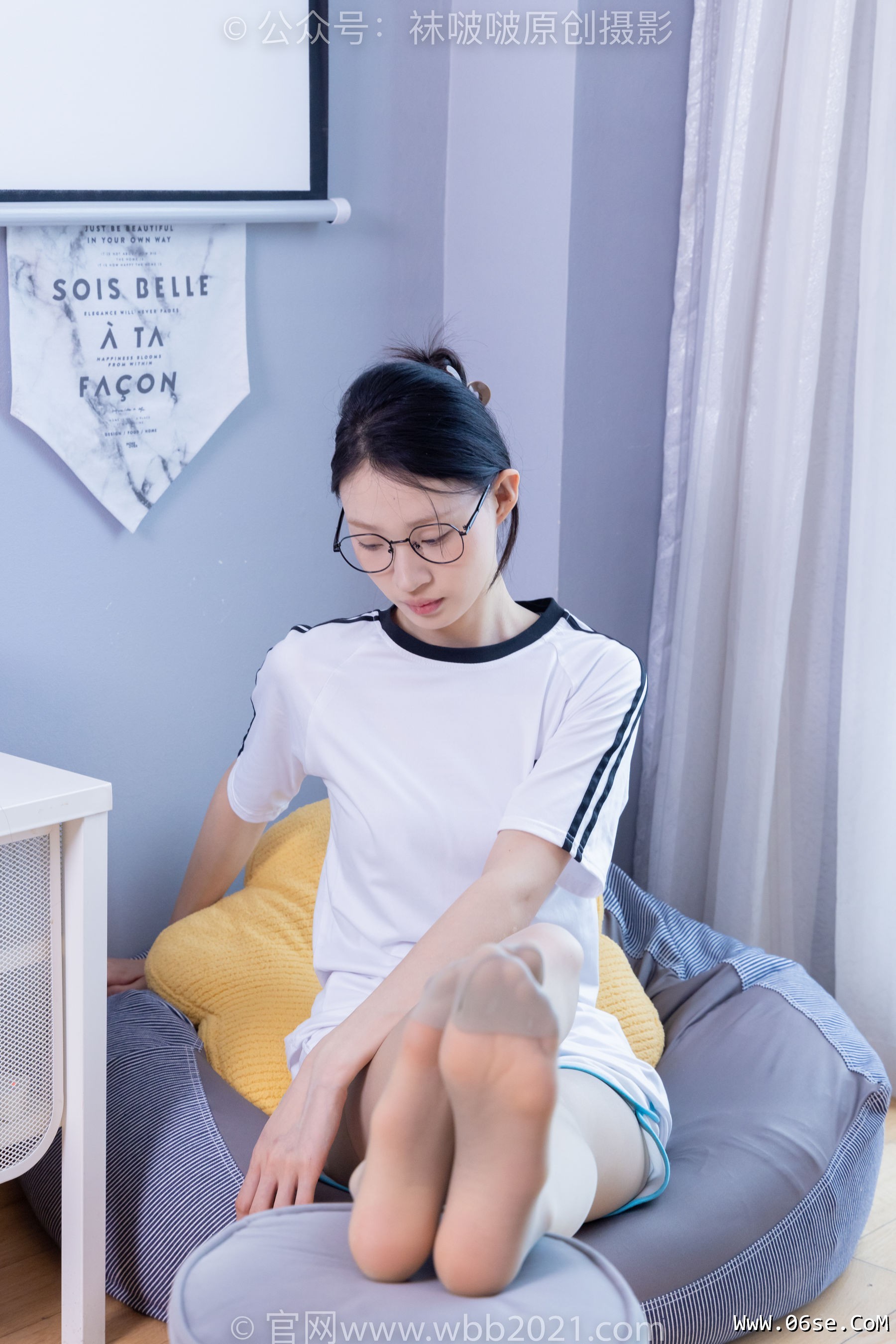 图片[64]-BoBoSocks袜啵啵 No.350 雪糕 -板鞋、灰丝[180P]-六色网