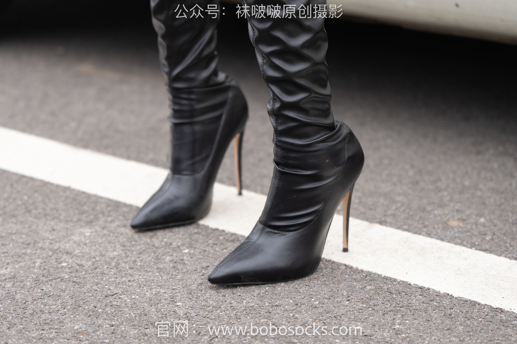 图片[24]-BoBoSocks袜啵啵 No.146 小甜豆-高跟长靴、黑色踩脚裤、肉丝[154P]-六色网