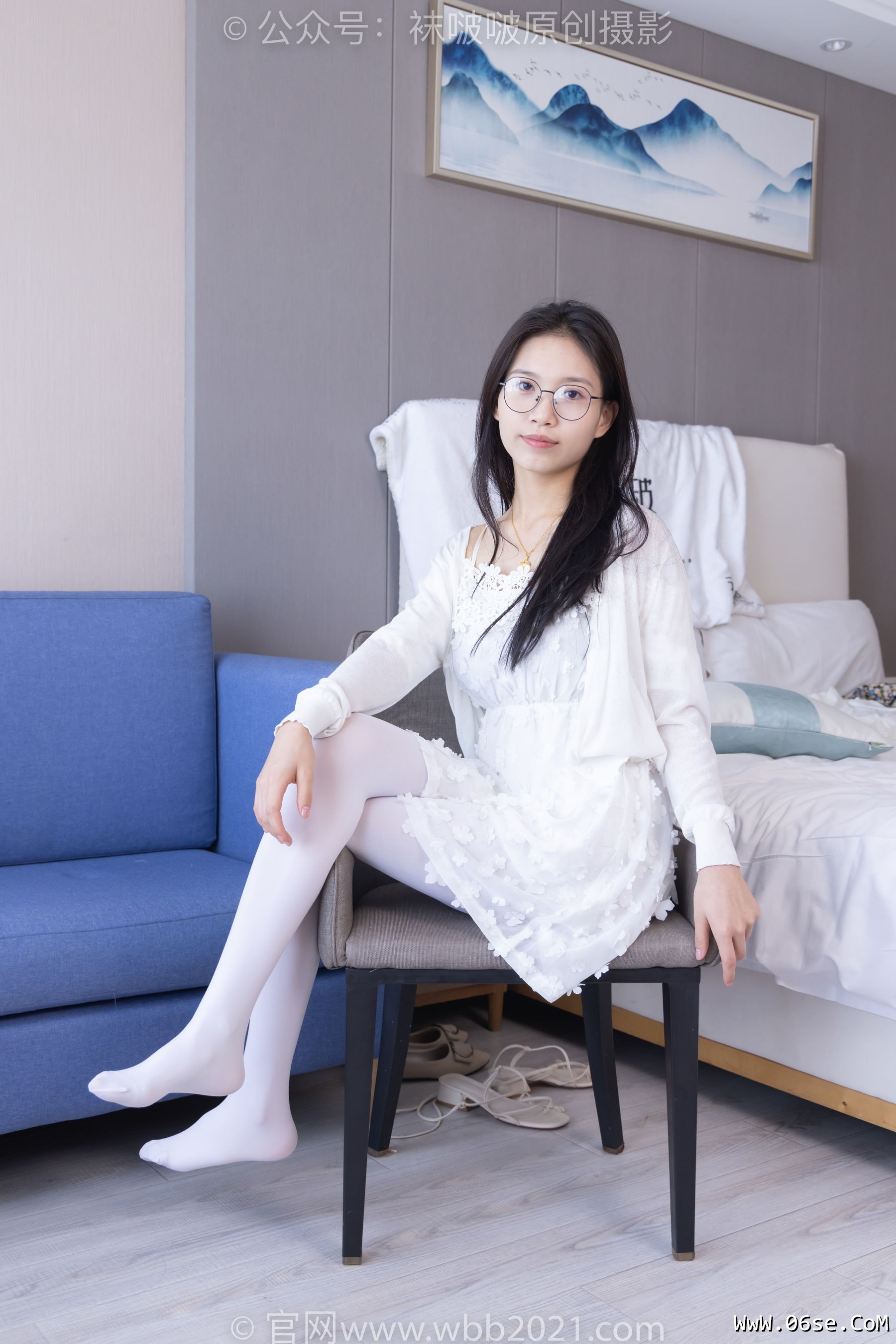 图片[132]-BoBoSocks袜啵啵 No.322 芝士 -两双平底鞋、厚白丝[140P]-六色网
