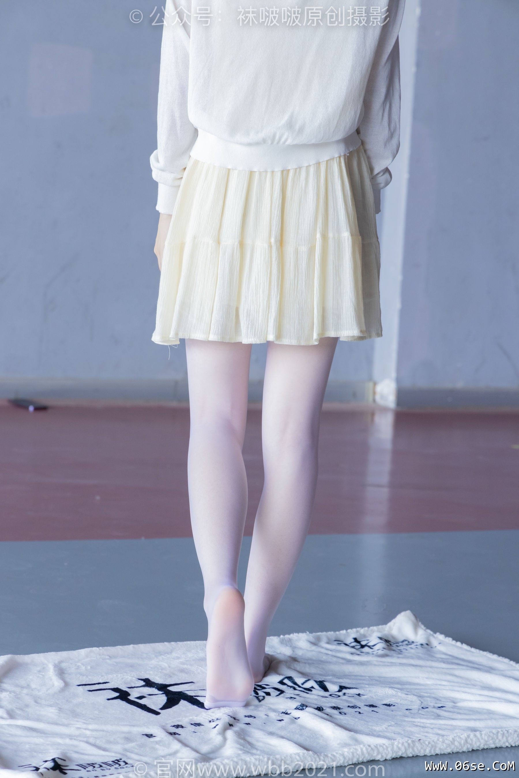 图片[50]-BoBoSocks袜啵啵 No.395 糯米 -板鞋、白丝[145P]-六色网