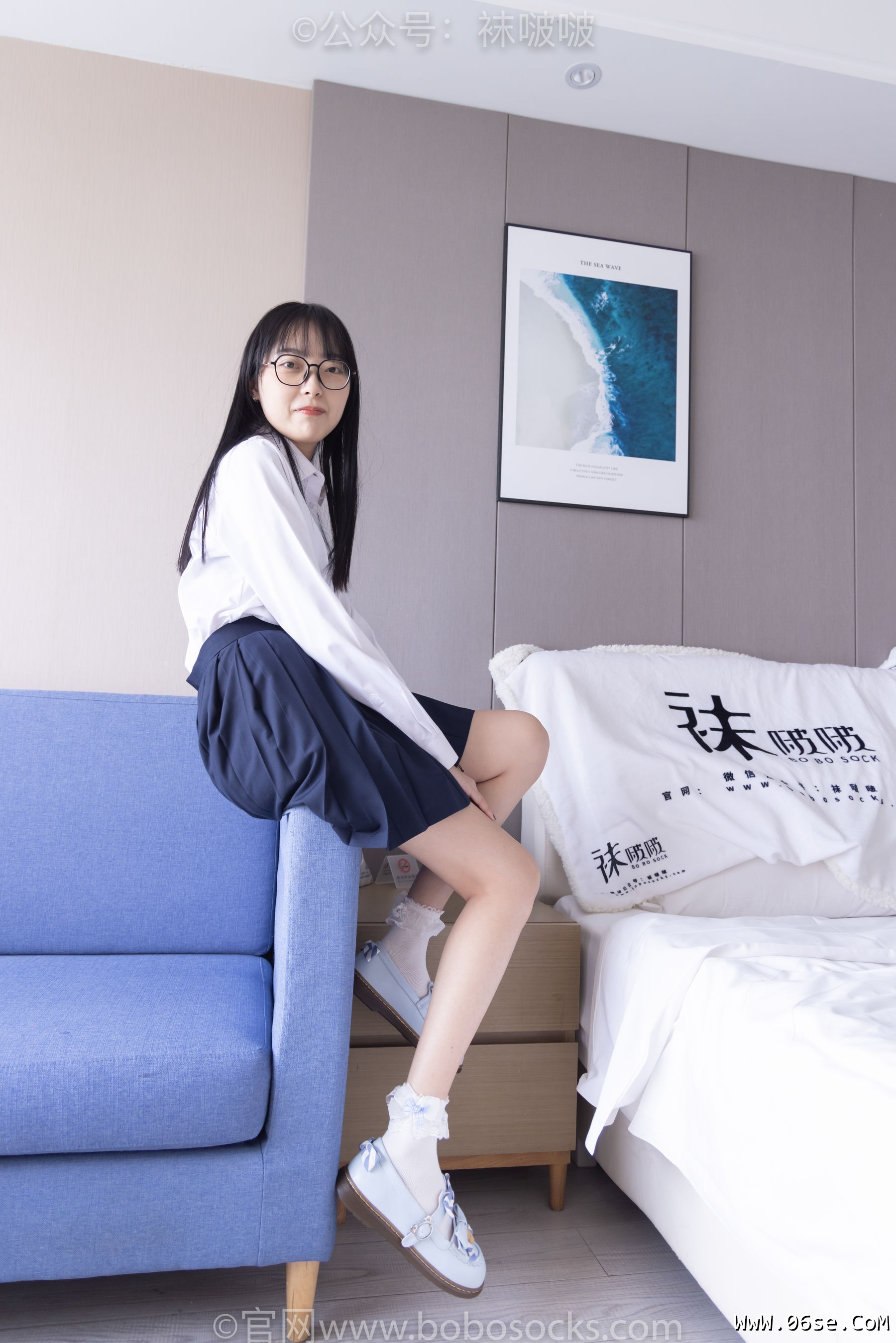 图片[4]-BoBoSocks袜啵啵 No.070 稚予-皮鞋、拖鞋、过膝袜、白棉袜[148P]-六色网