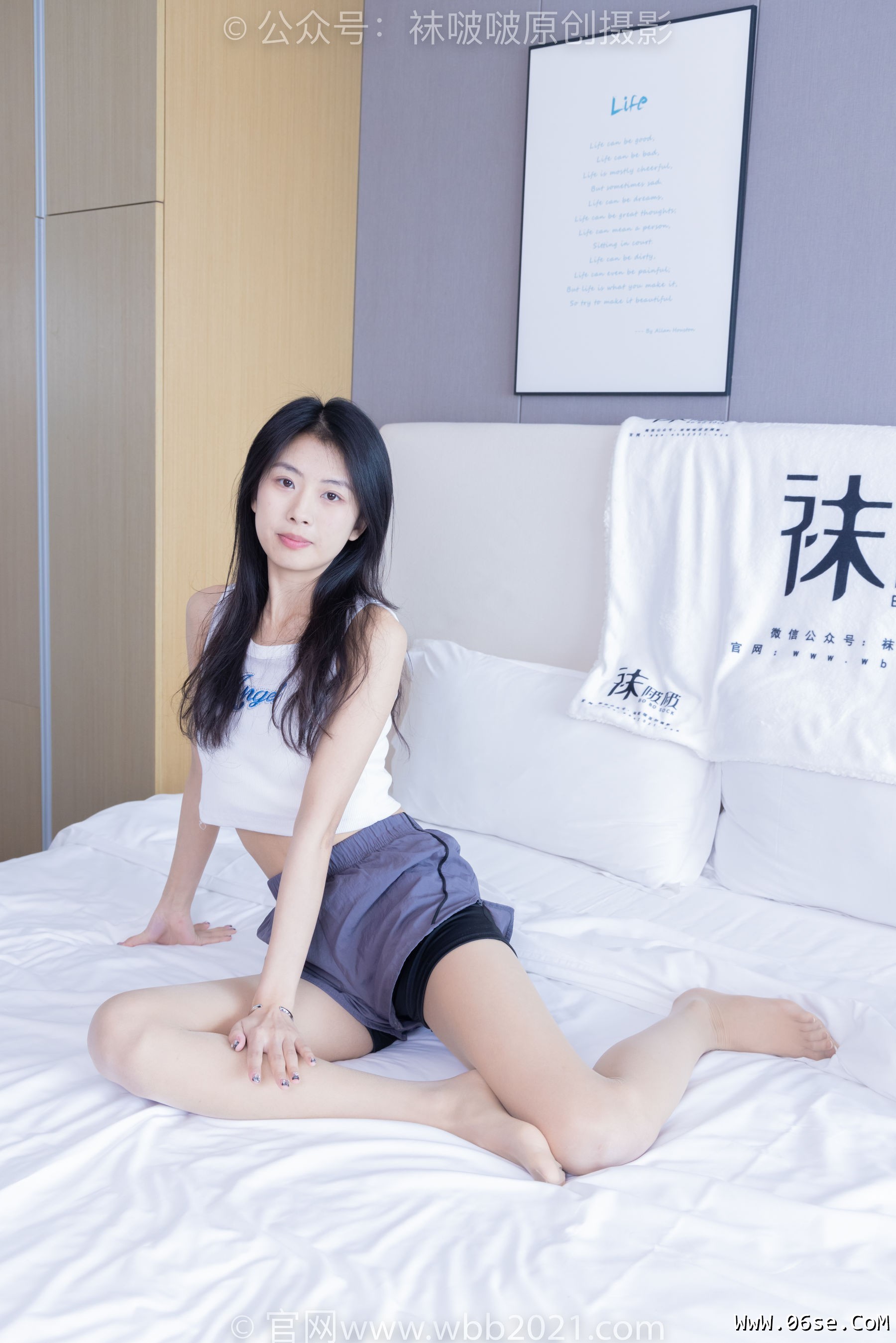 图片[32]-BoBoSocks袜啵啵 No.355 奶油 -板鞋、白棉袜、肉丝[200P]-六色网
