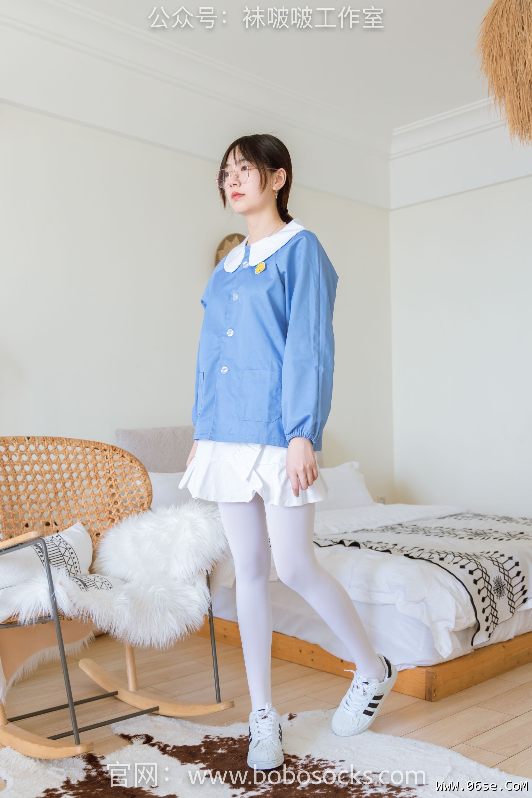 图片[5]-BoBoSocks袜啵啵 No.093 小甜豆-贝壳头、厚白丝[132P]-六色网