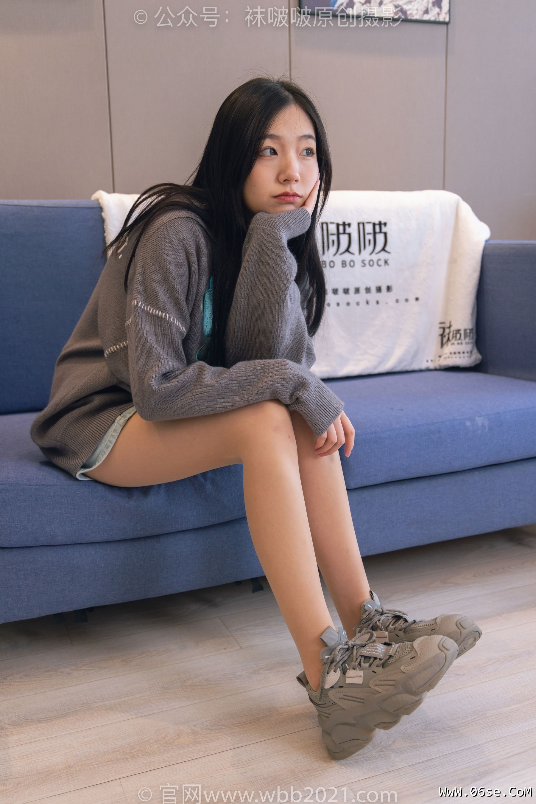 图片[67]-BoBoSocks袜啵啵 No.354 小甜豆 -运动鞋、肉丝[140P]-六色网