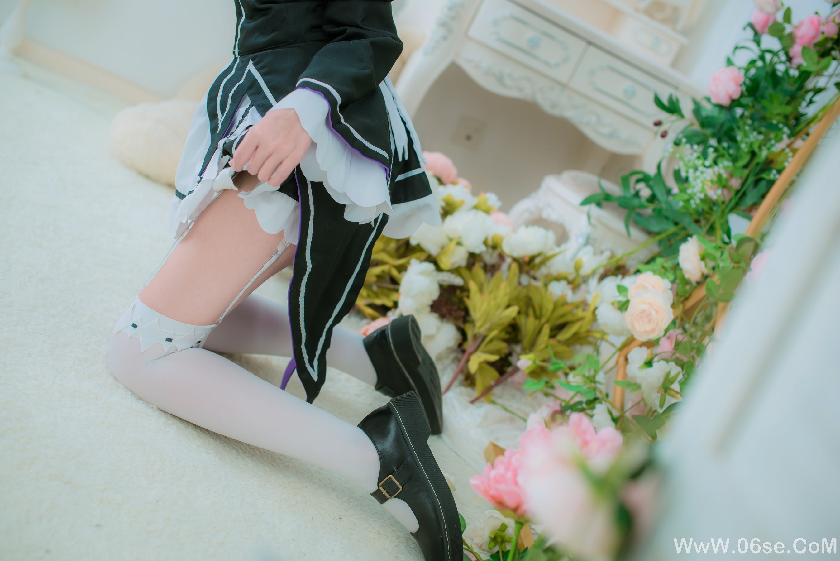 图片[23]-人气Coser二佐Nisa 蕾姆女仆[33P]-六色网