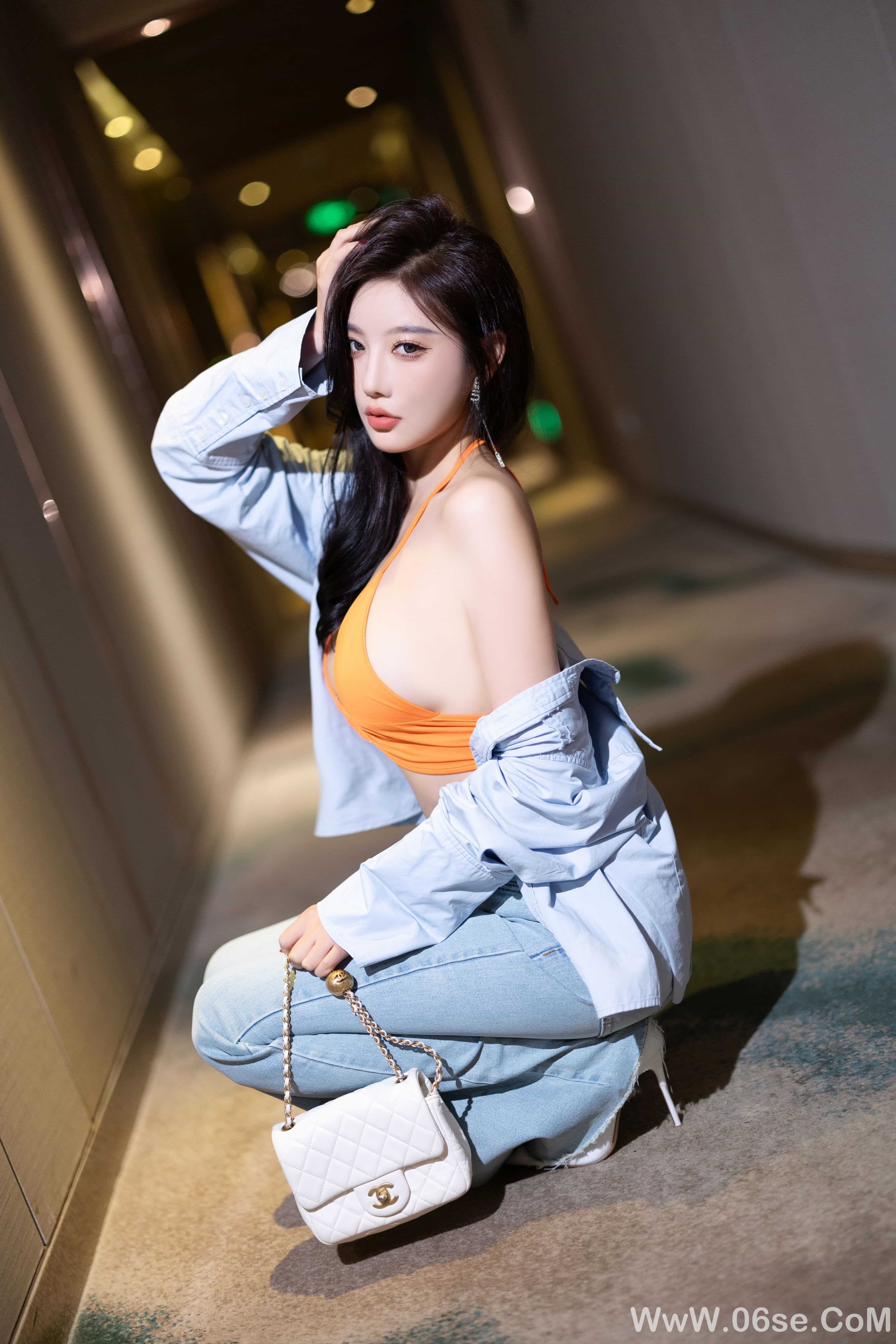 图片[46]-杨晨晨Yome – 蓝色牛仔裤[101P]-六色网