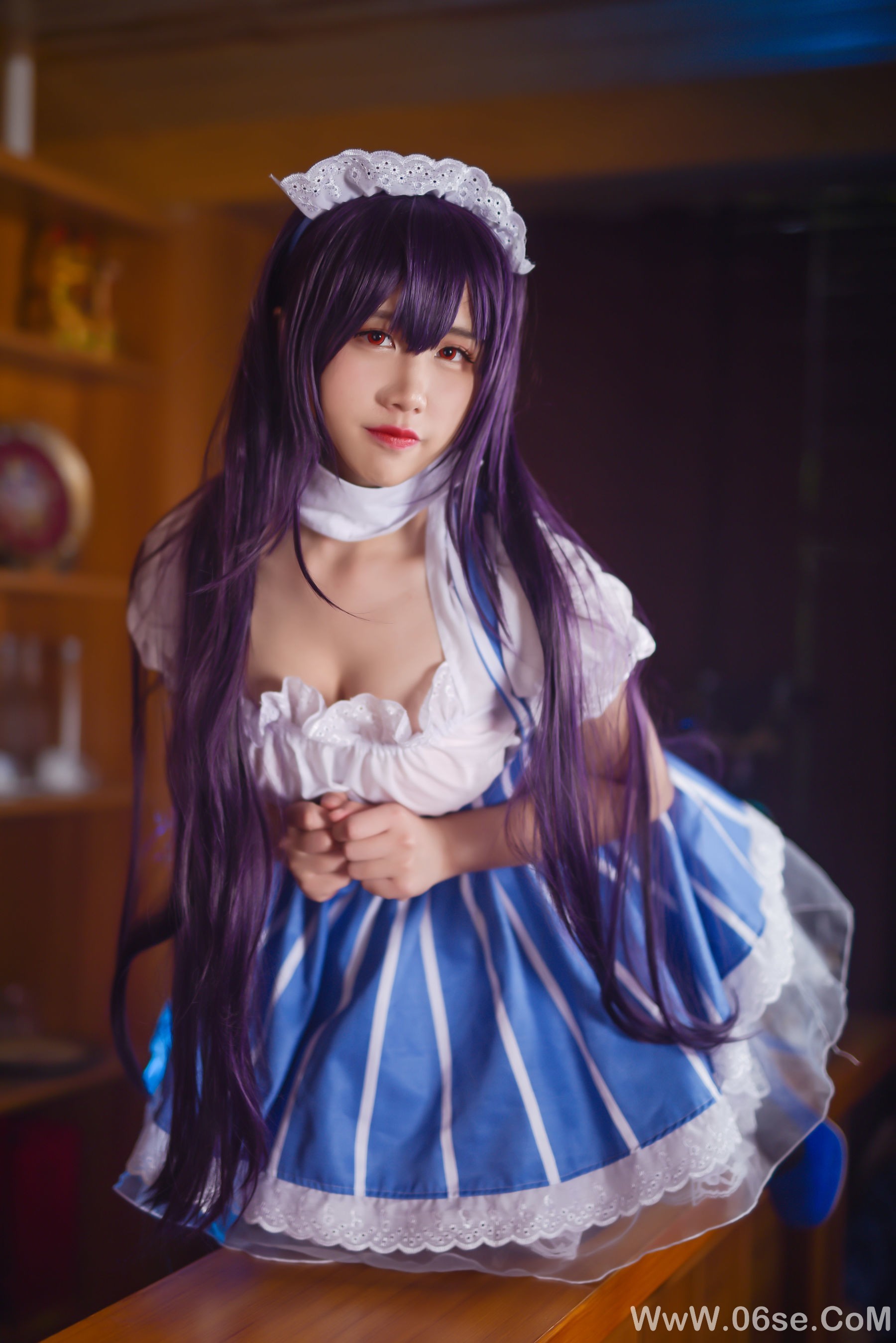 图片[27]-动漫博主九曲Jean 加藤惠女仆[34P]-六色网