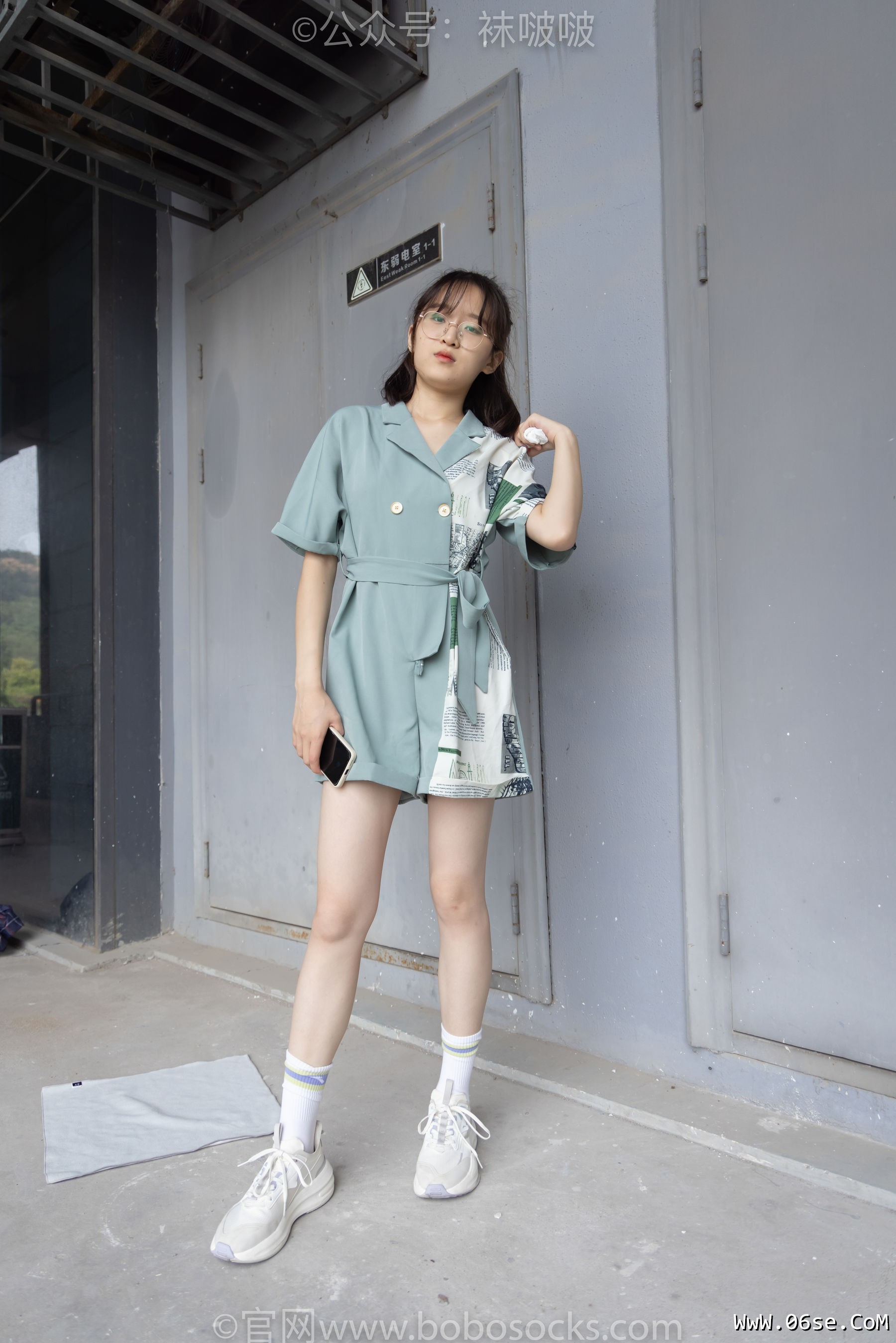 图片[12]-BoBoSocks袜啵啵 No.025 熊熊-安踏运动鞋、白色棉袜、裸足[146P]-六色网