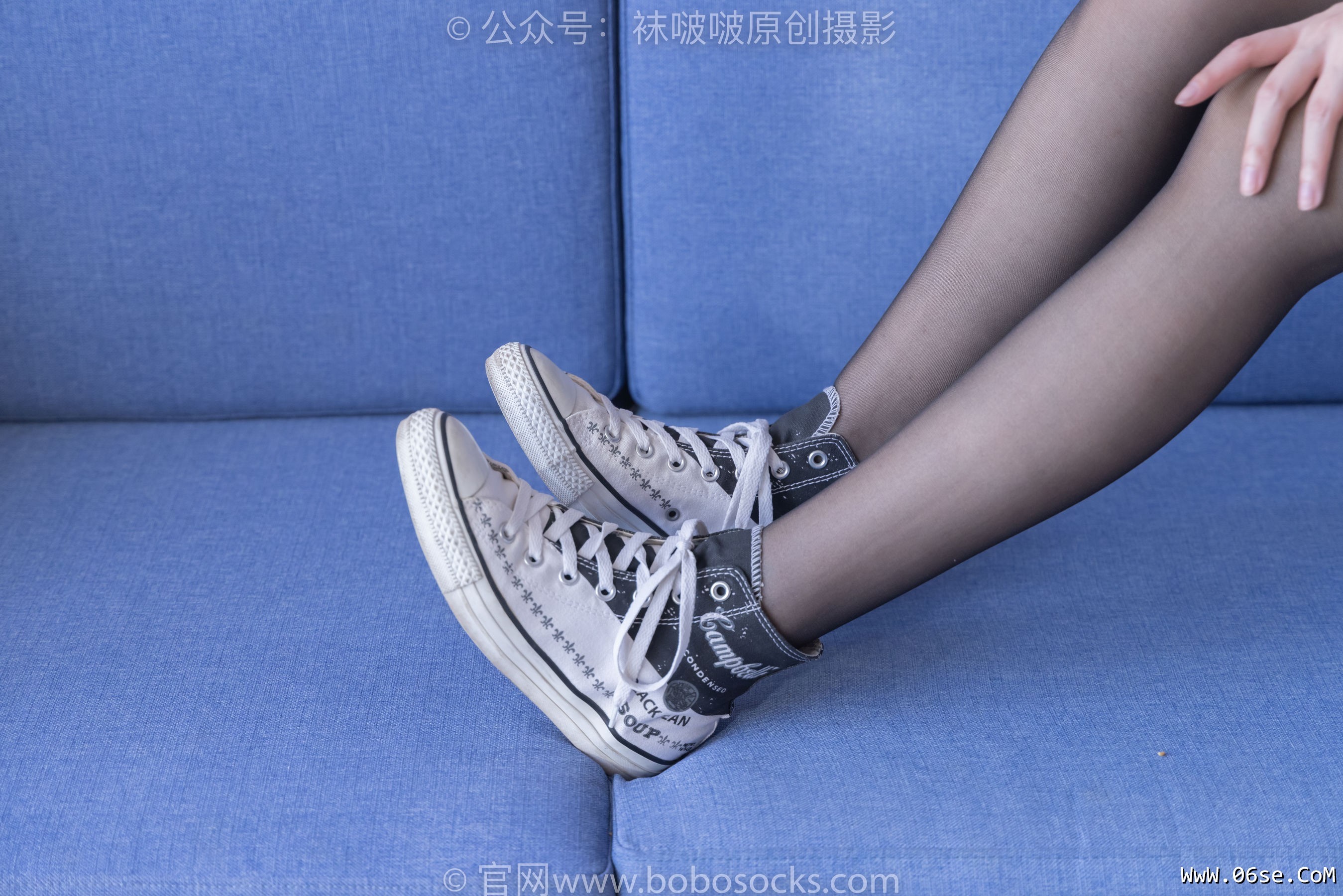 图片[4]-BoBoSocks袜啵啵 No.215 小甜豆-三双帆布鞋板鞋、厚白丝、黑丝[144P]-六色网