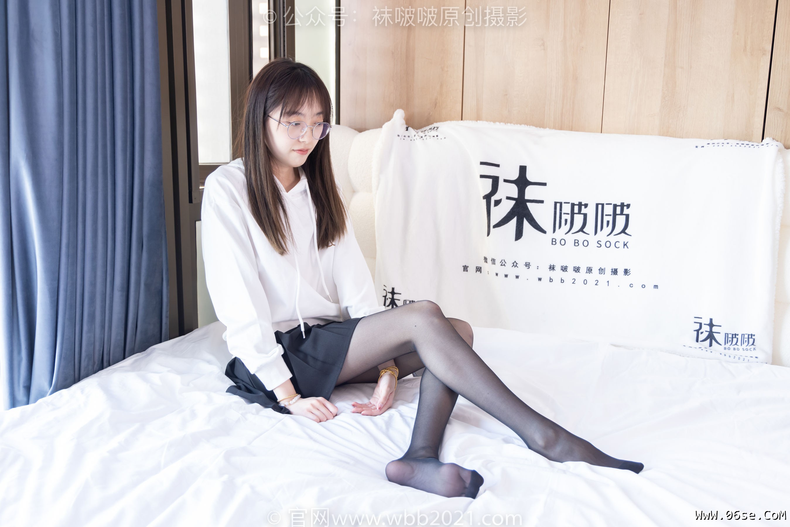 图片[18]-BoBoSocks袜啵啵 No.407 稚予 -板鞋、黑丝[140P]-六色网
