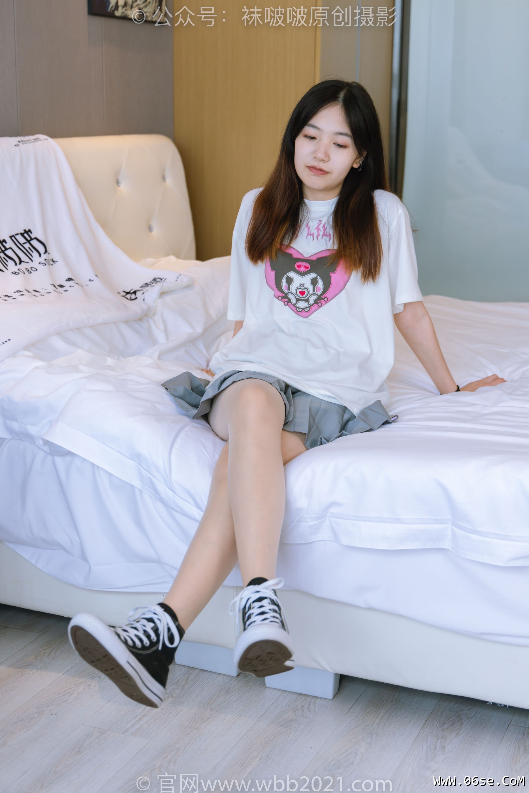 图片[64]-BoBoSocks袜啵啵 No.405 小甜豆 -匡威板鞋、肉丝[140P]-六色网