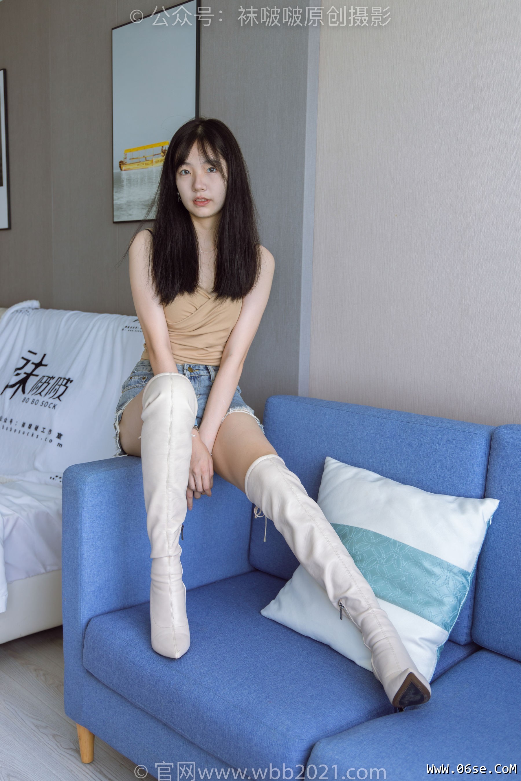 图片[95]-BoBoSocks袜啵啵 No.441 小甜豆 -高跟长靴、白棉袜、裸足[179P]-六色网