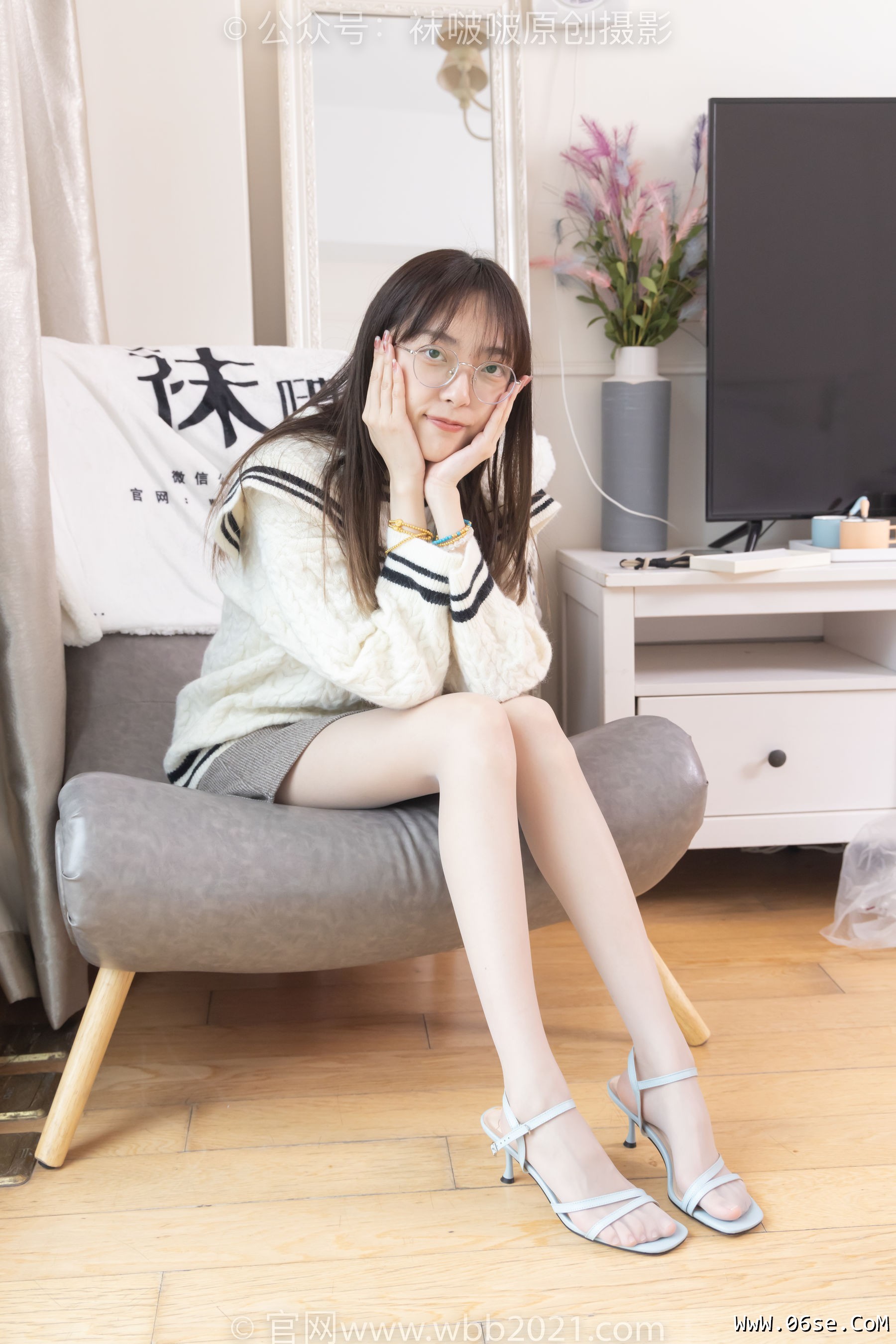 图片[48]-BoBoSocks袜啵啵 No.361 稚予 -高跟凉鞋、平底鞋、超薄黑丝、灰丝[160P]-六色网
