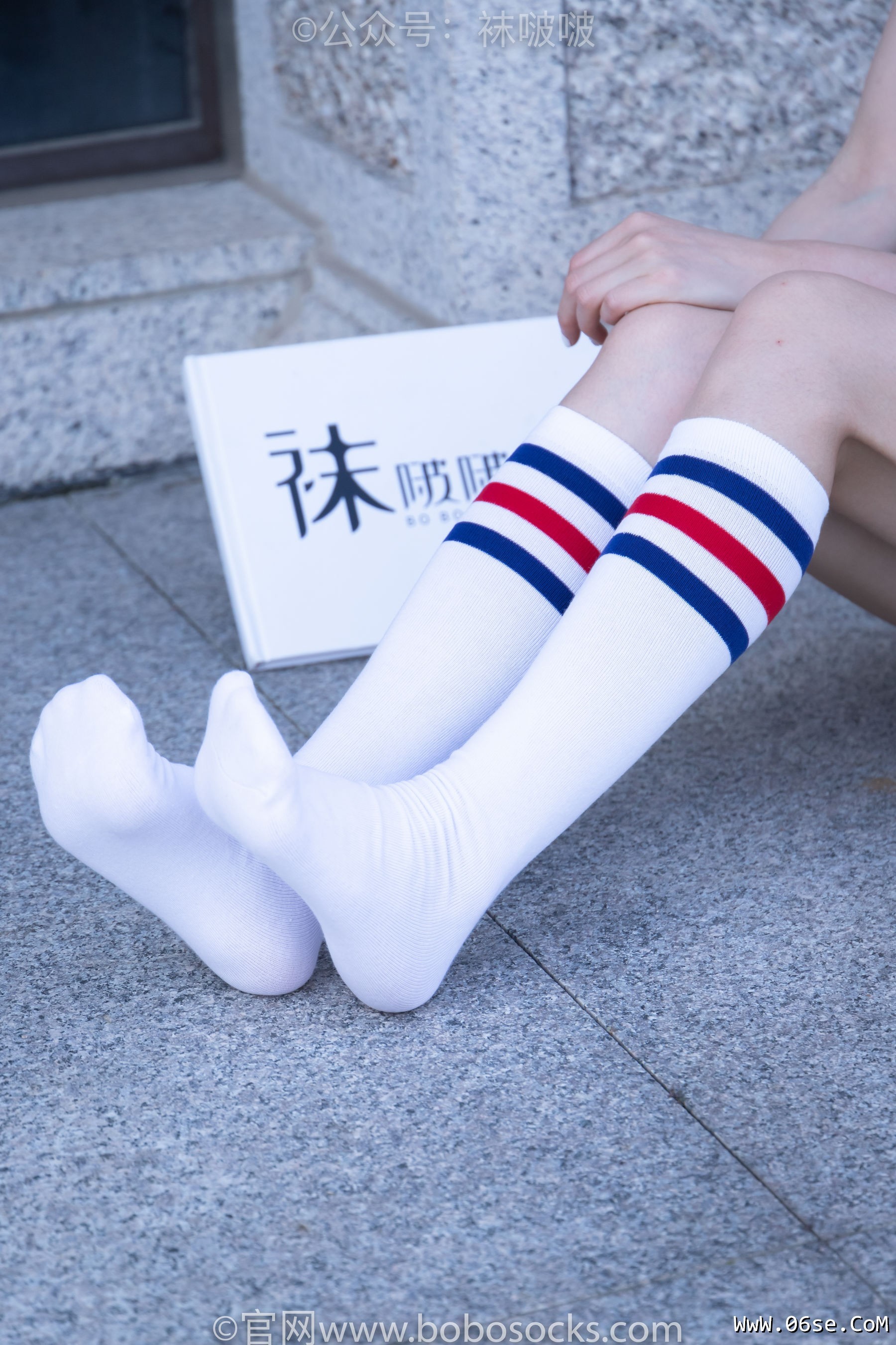 图片[56]-BoBoSocks袜啵啵 No.006 小米-运动鞋、白色小腿袜、裸足[130P]-六色网
