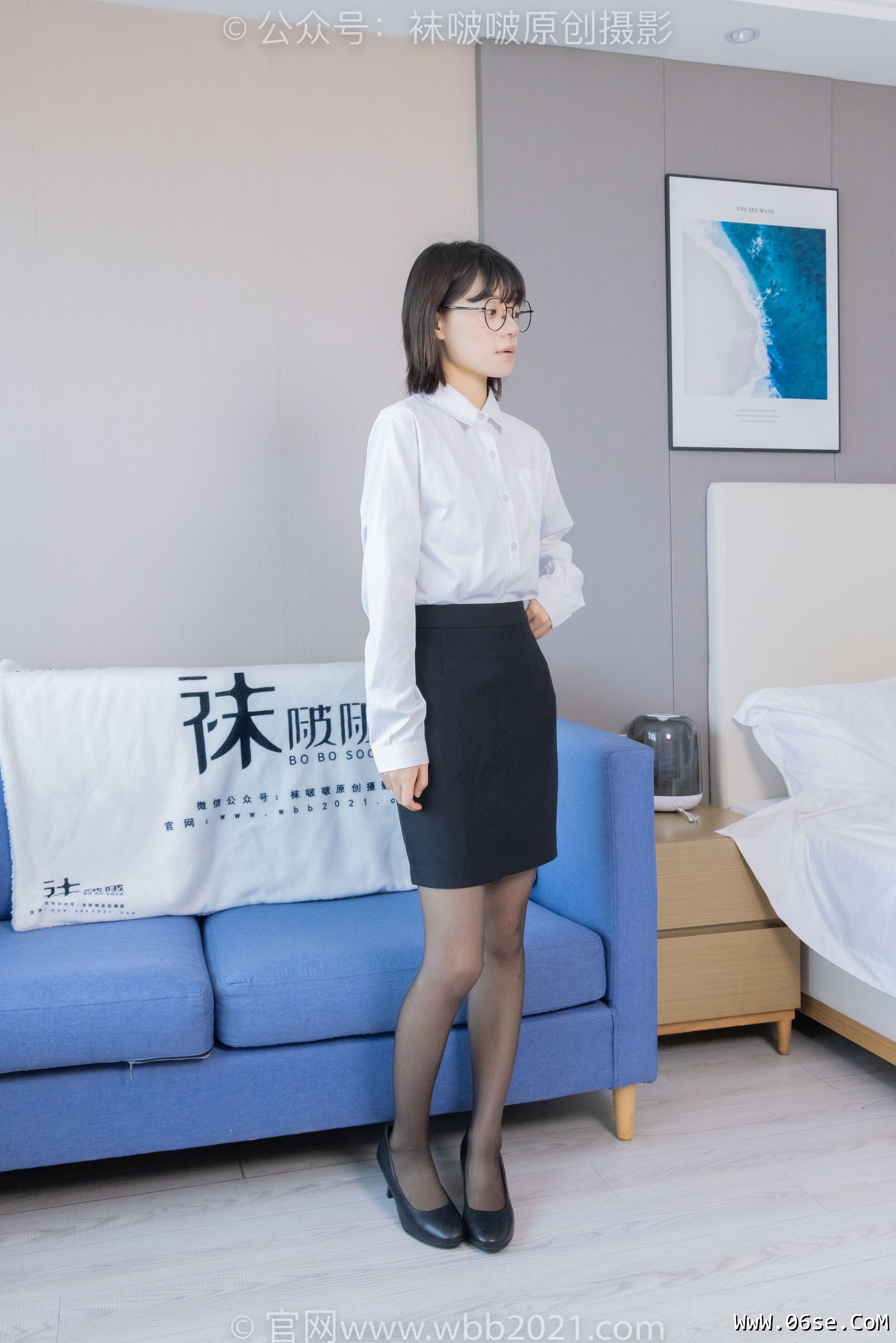 图片[74]-BoBoSocks袜啵啵 No.436 糯米 -OL制服、两双平底鞋、薄黑丝、厚肉丝[150P]-六色网
