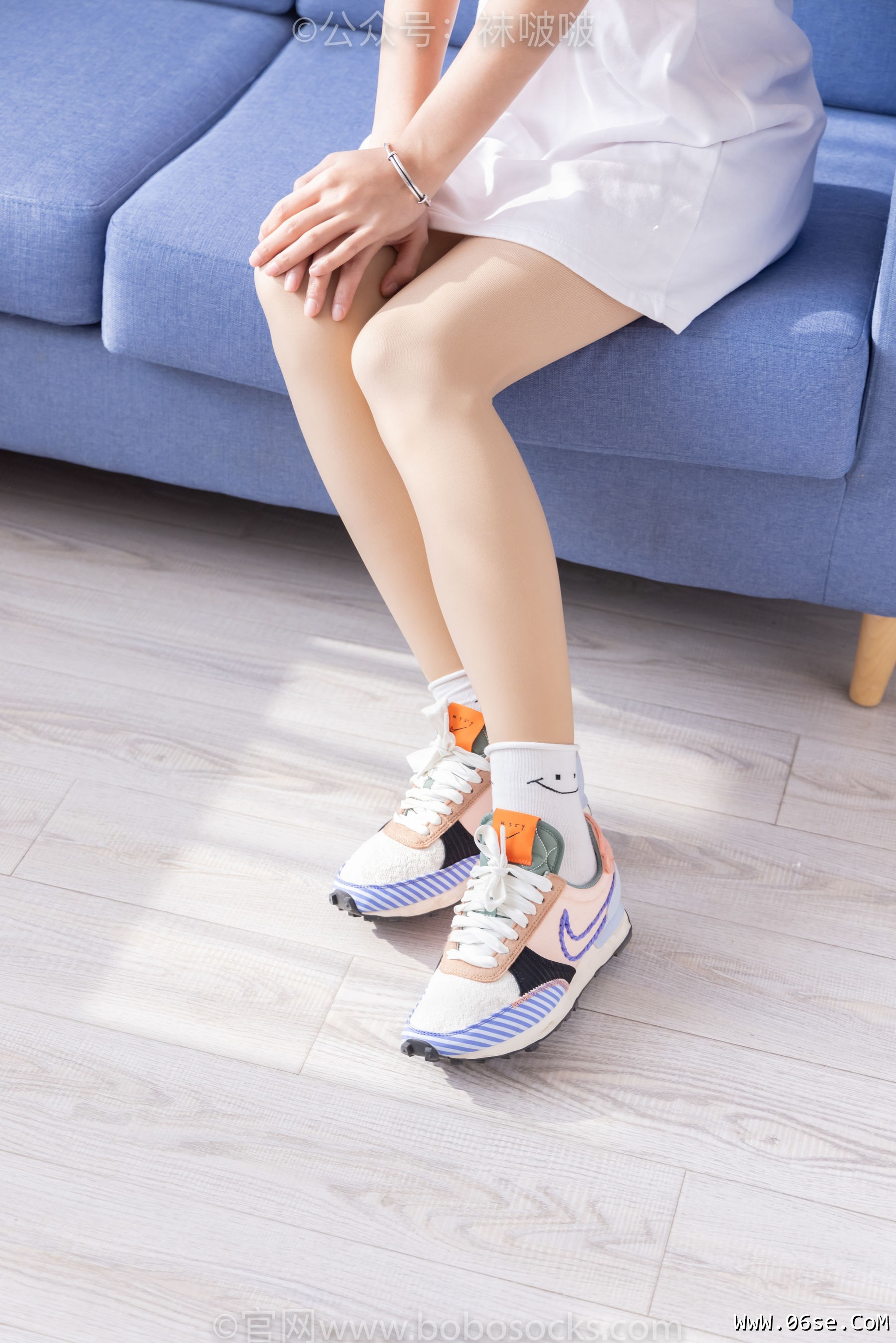 图片[9]-BoBoSocks袜啵啵 No.062 涵涵-运动鞋、白棉袜、厚肉丝[145P]-六色网