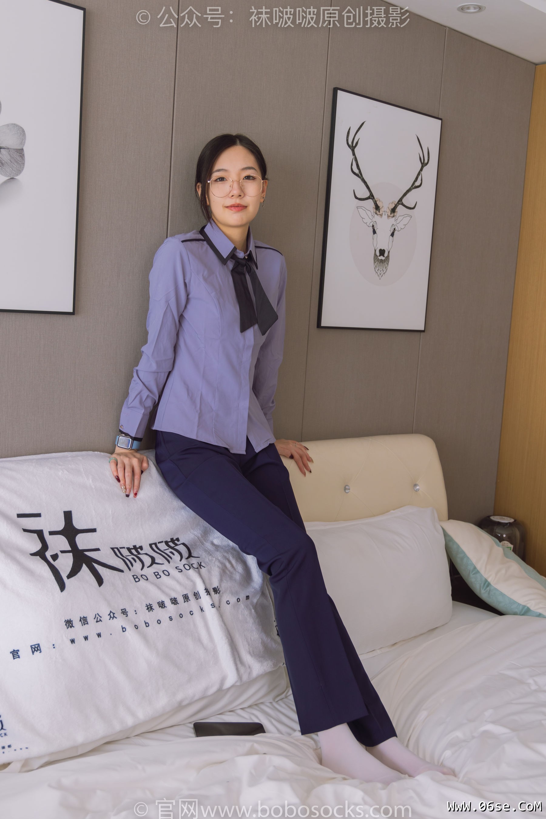 图片[16]-BoBoSocks袜啵啵 No.178 小甜豆-高跟鞋、厚白丝、ol风裤里丝[140P]-六色网