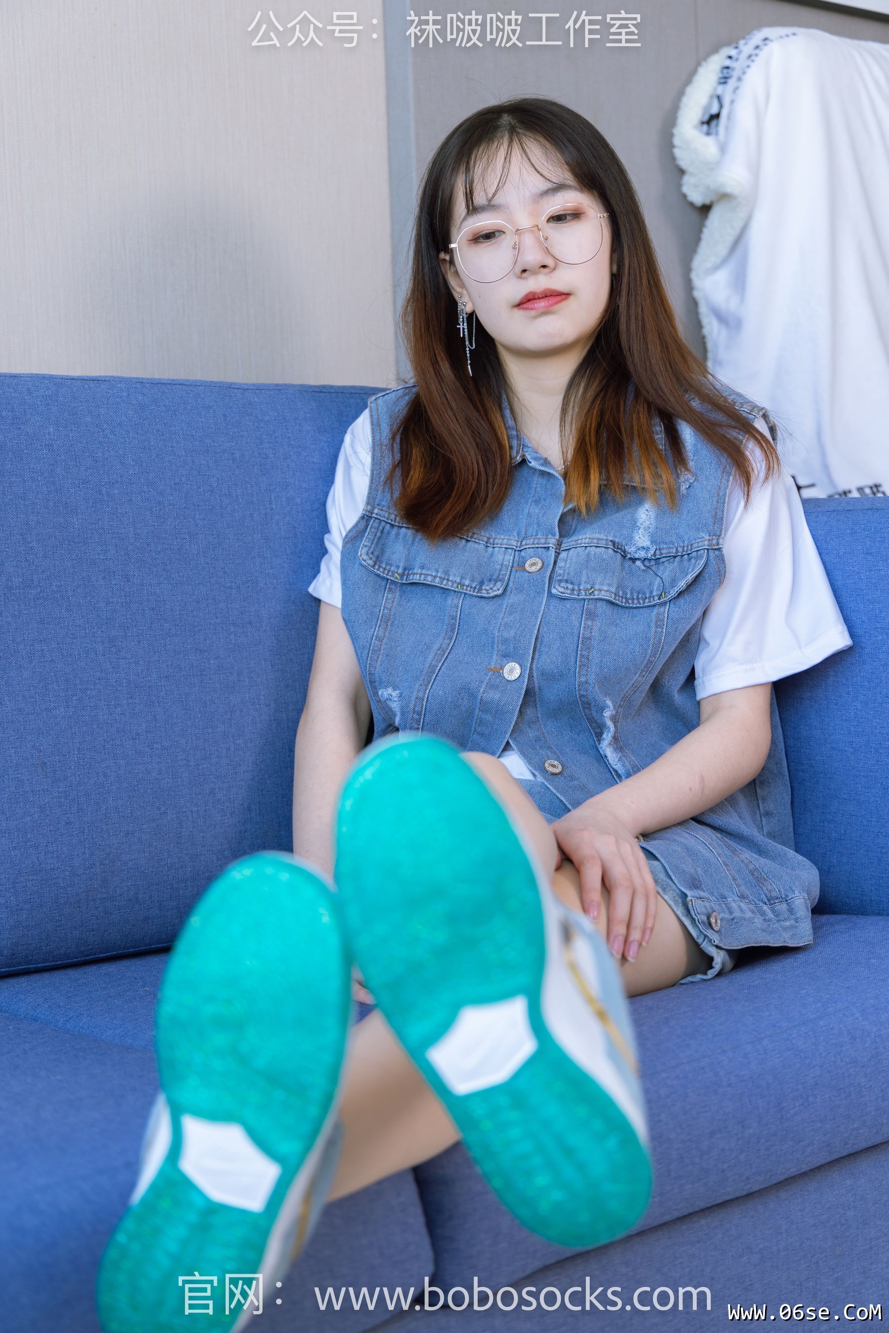 图片[73]-BoBoSocks袜啵啵 No.123 小甜豆-板鞋、白棉袜、肉丝[140P]-六色网