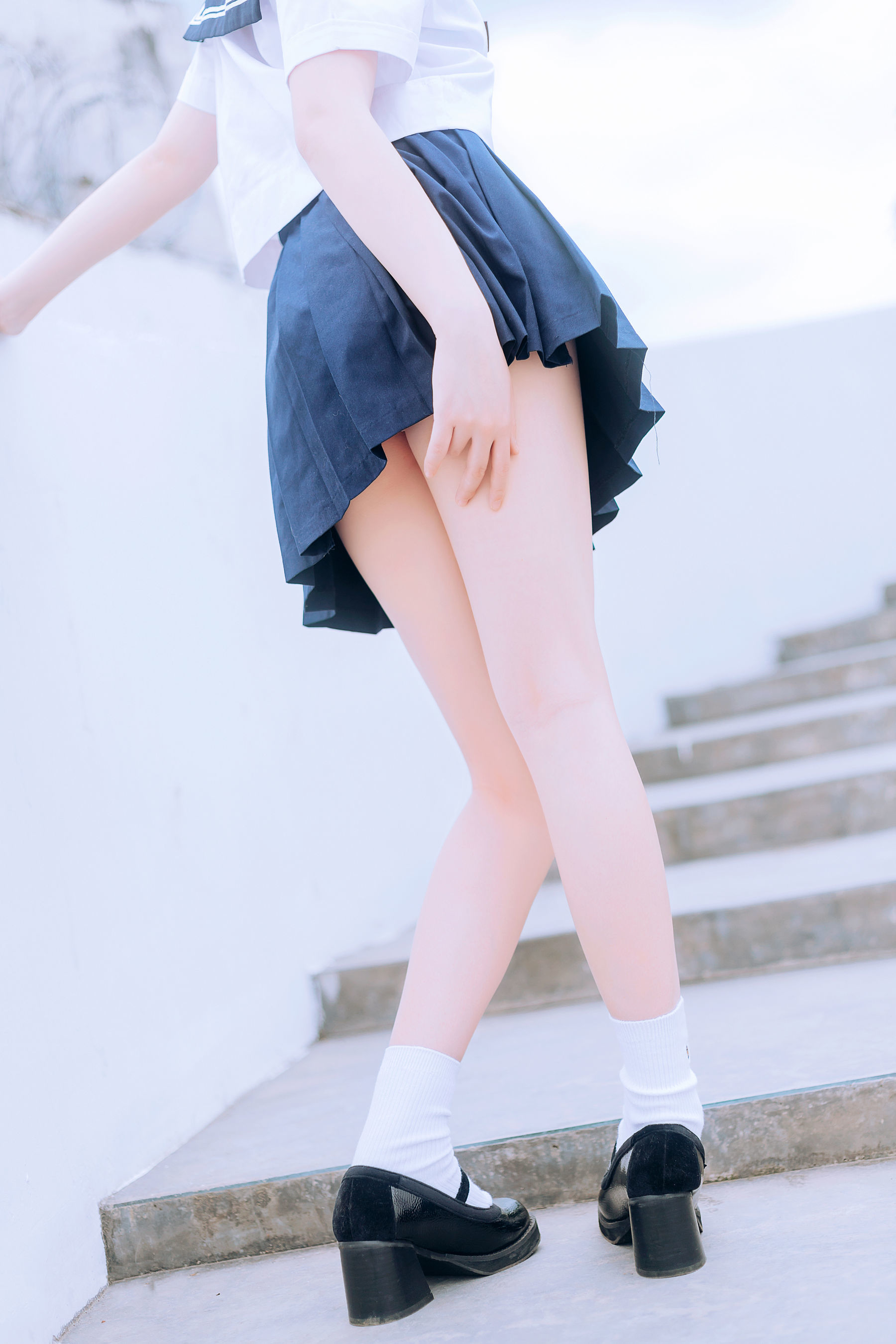 图片[29]-喵糖映画 VOL.446 绿意JK 写真套图 [36P]-六色网