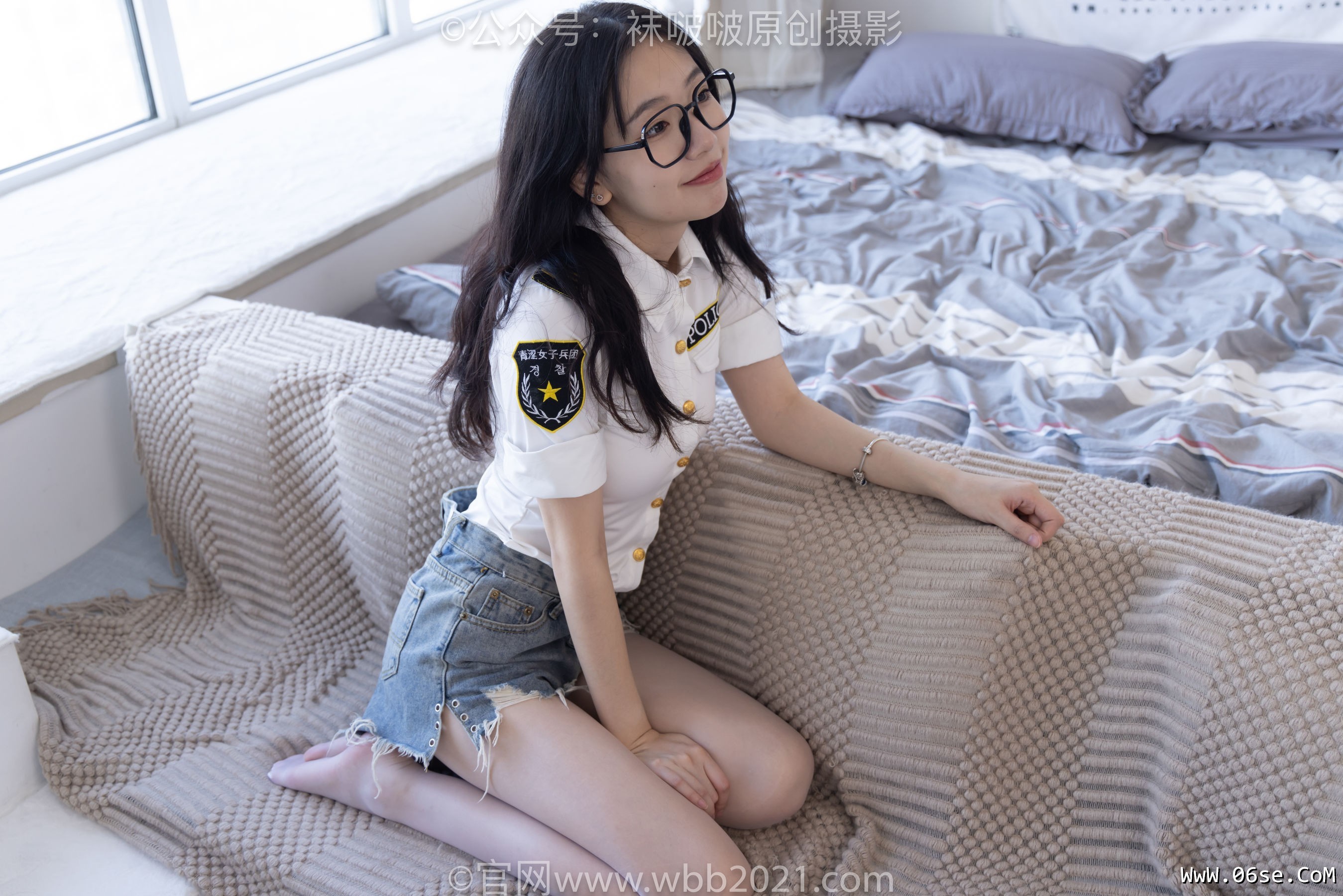 图片[18]-BoBoSocks袜啵啵 No.433 小甜豆 -透明高跟、白丝、穿鞋往鞋里倒酸奶[149P]-六色网