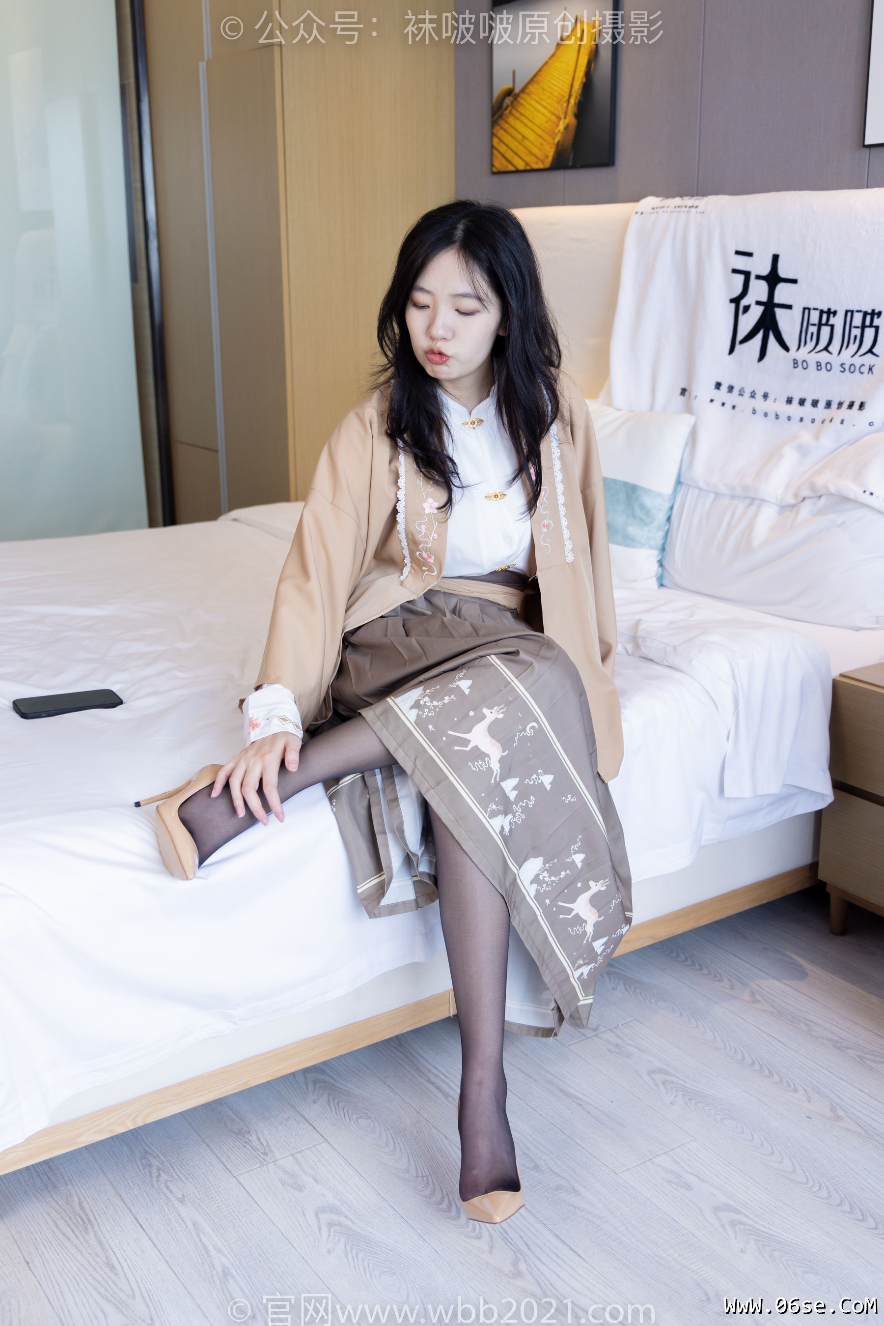 图片[136]-BoBoSocks袜啵啵 No.387 小甜豆 -两双高跟鞋、黑丝、肉丝[145P]-六色网