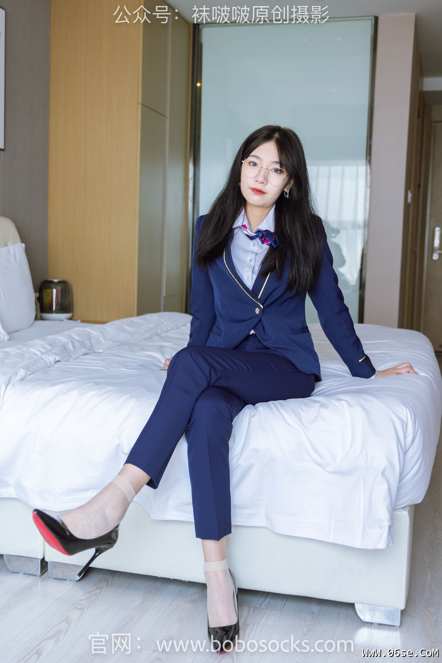 图片[75]-BoBoSocks袜啵啵 No.139 小甜豆-高跟鞋、短肉丝、空姐制服[140P]-六色网