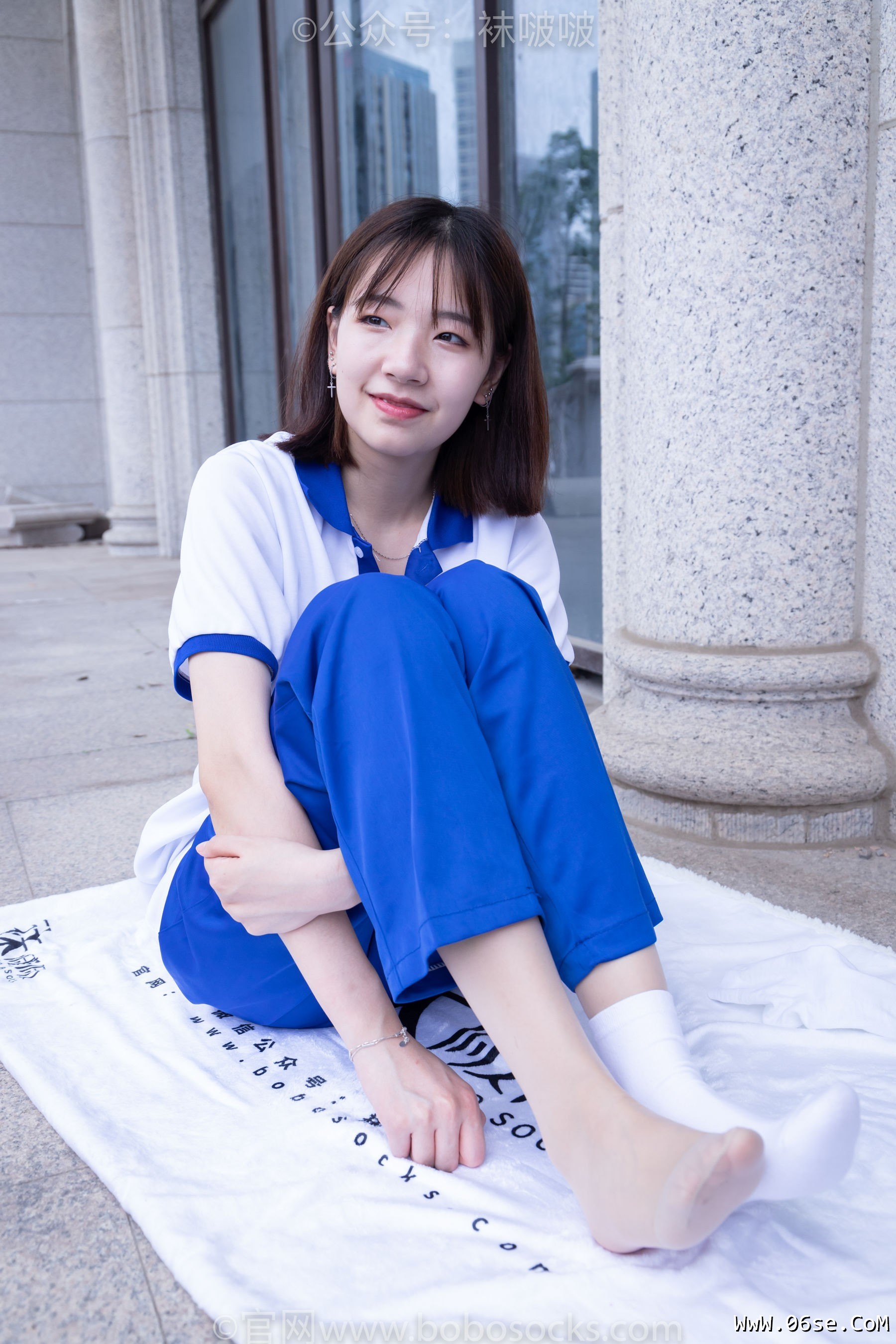 图片[78]-BoBoSocks袜啵啵 No.022 小甜豆-校服、贝壳头、白棉袜、肉丝[140P]-六色网