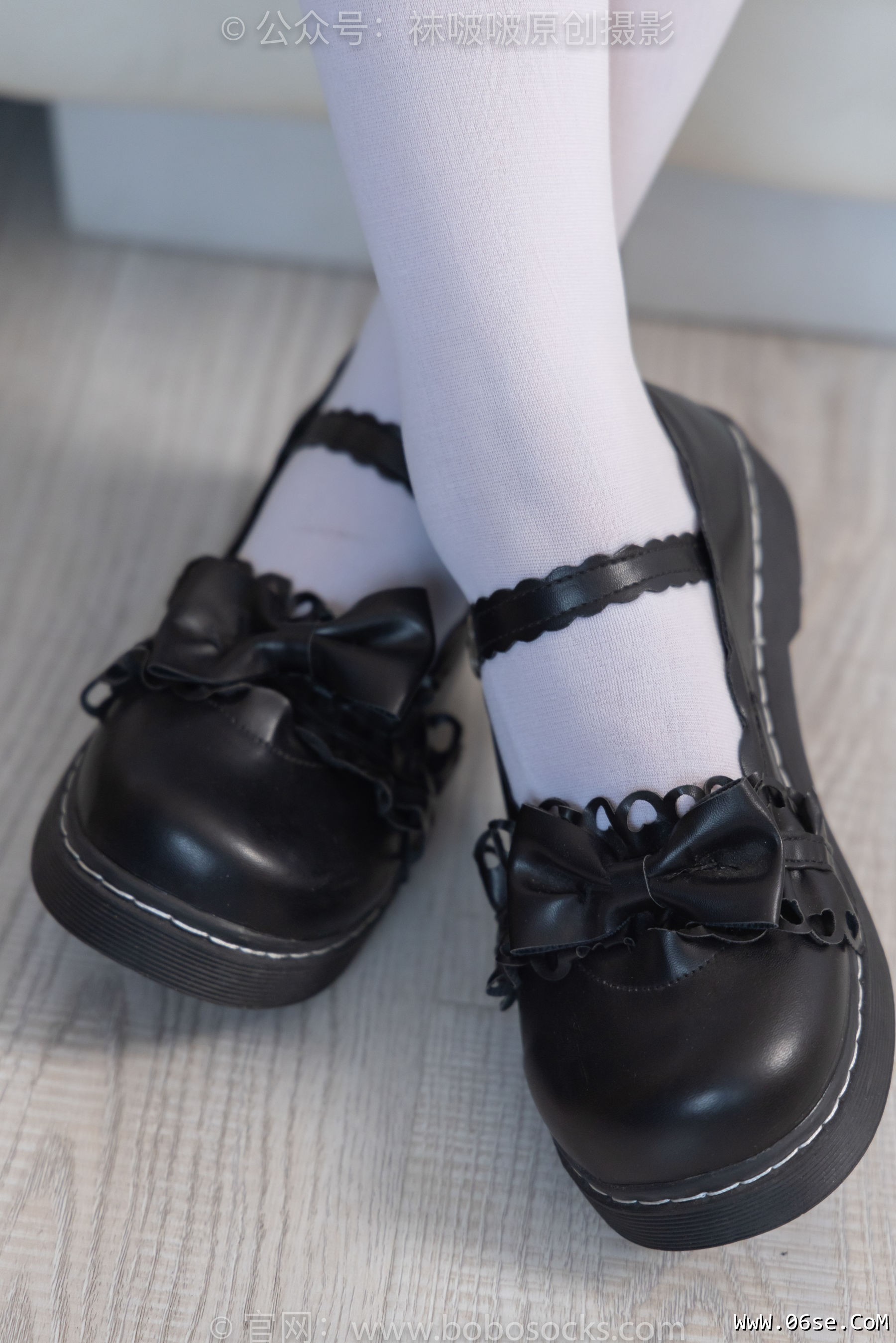 图片[115]-BoBoSocks袜啵啵 No.160 小淳-匡威板鞋、黑皮鞋、短肉丝、白丝小腿袜[140P]-六色网