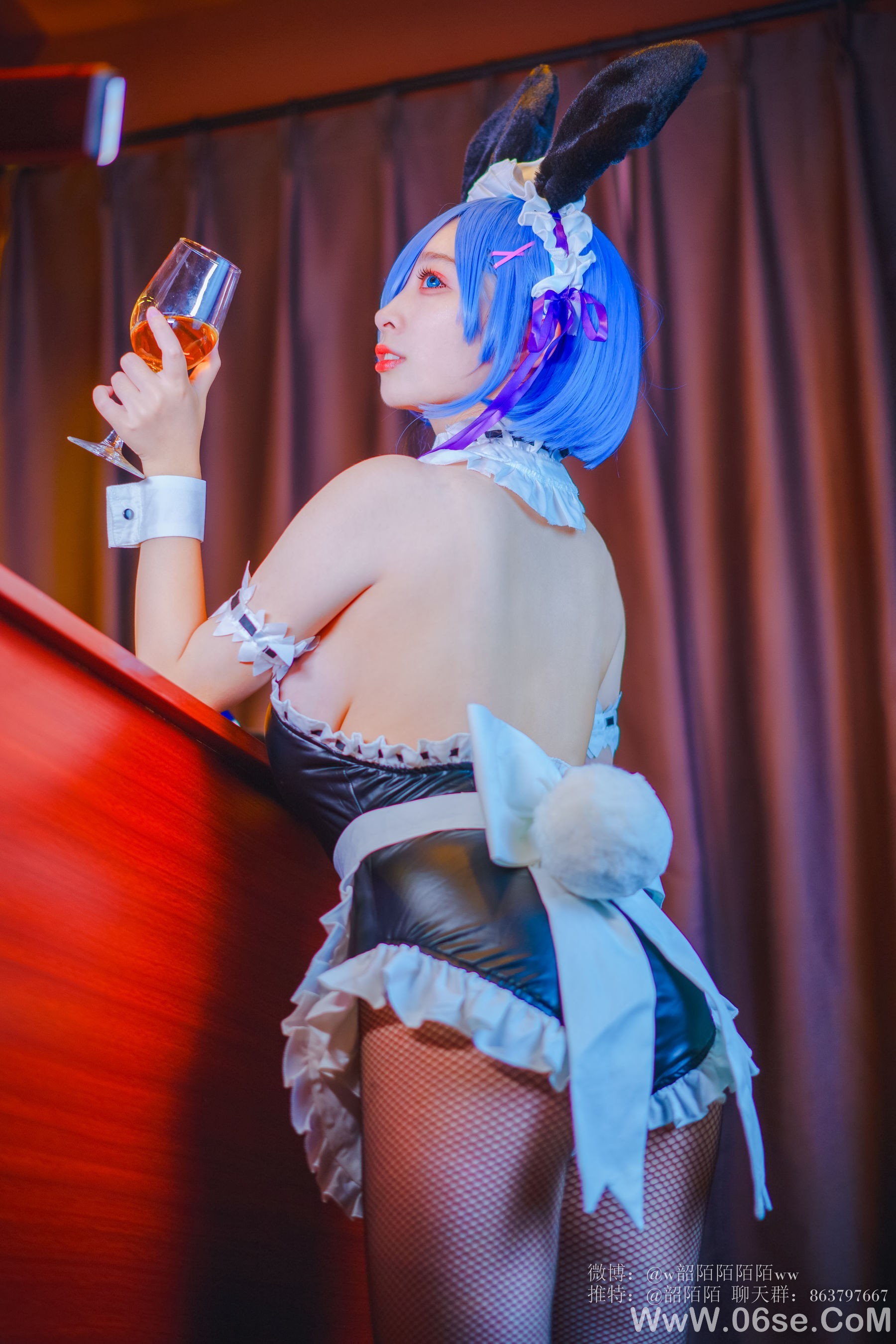 图片[7]-Cosplay美女韶陌陌 雷姆[33P]-六色网