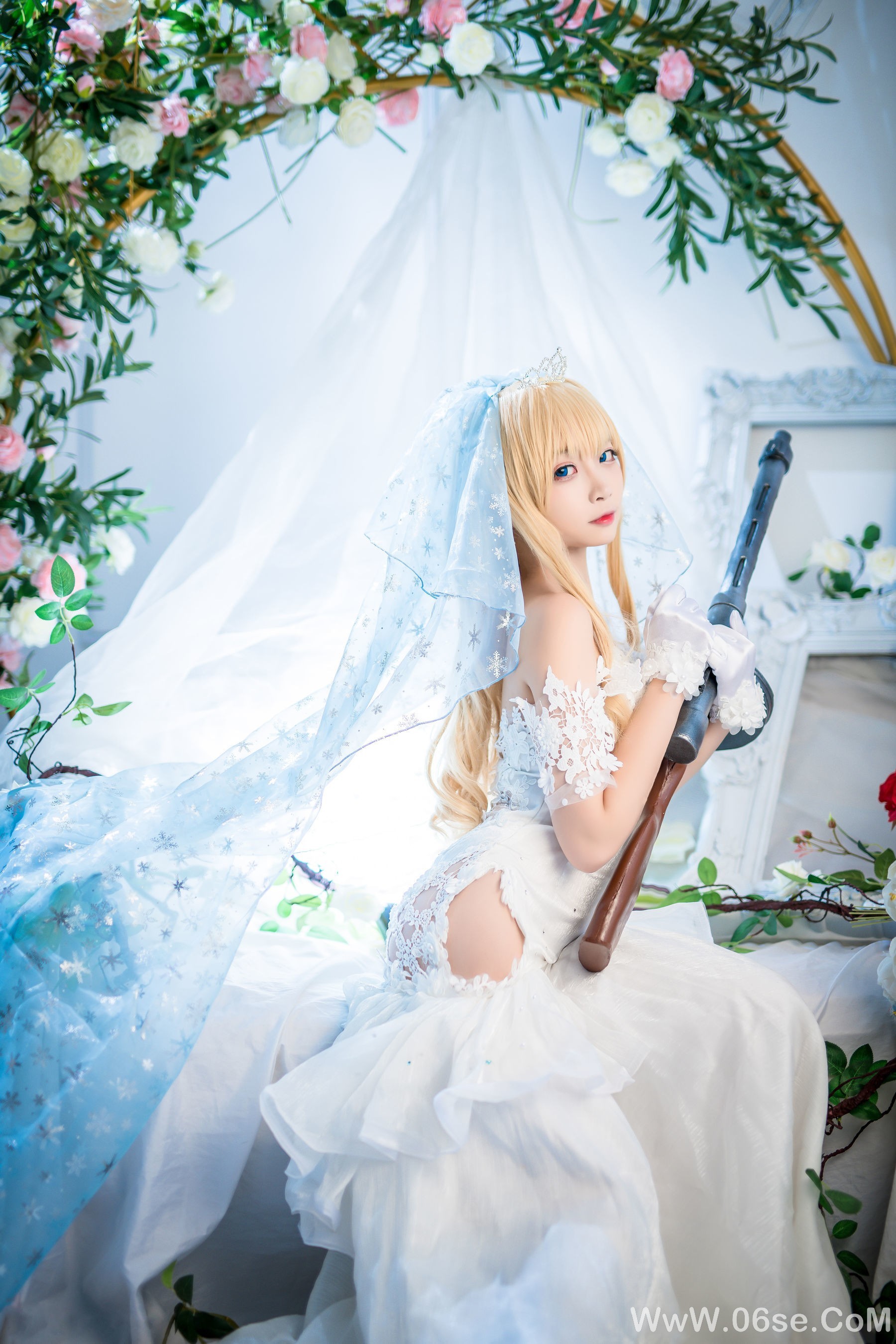 图片[13]-人气Coser二佐Nisa 花嫁[30P]-六色网