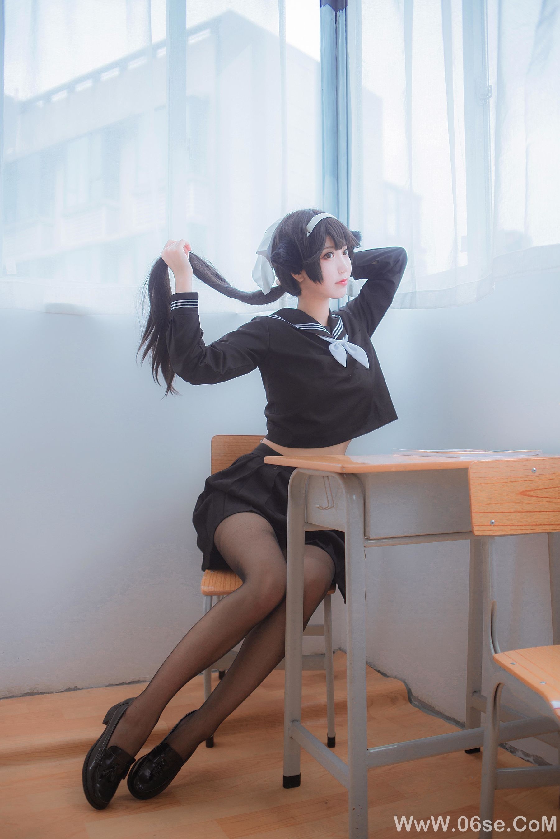 图片[11]-人气Coser黑川 獒犬制服[30P]-六色网