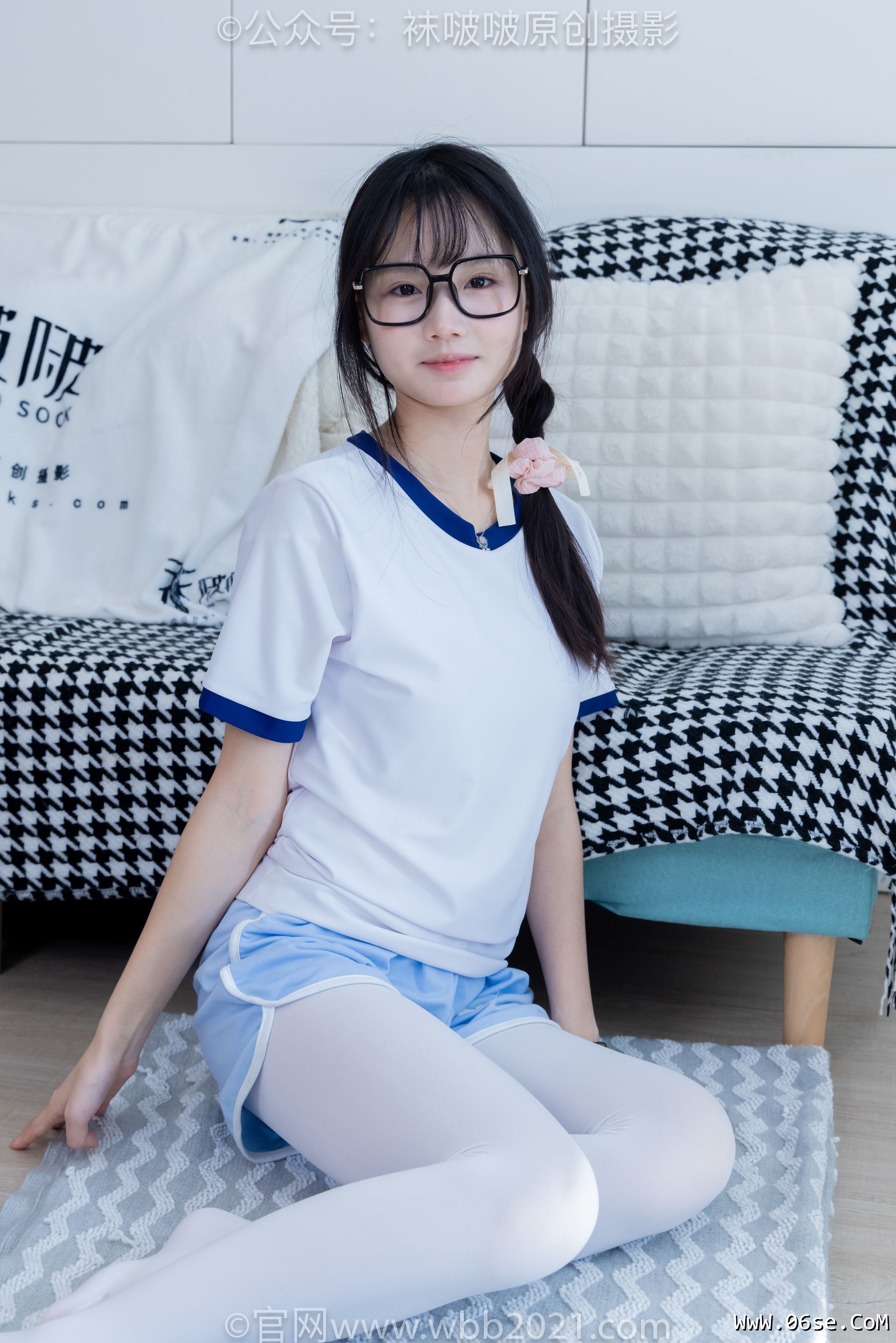图片[100]-BoBoSocks袜啵啵 No.325 甜甜圈 -皮鞋、厚白丝[145P]-六色网