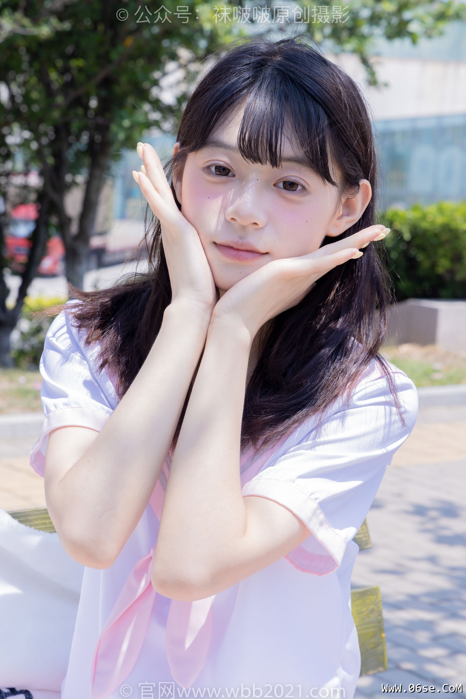 图片[30]-BoBoSocks袜啵啵 No.399 糯米 -皮鞋、白棉袜、jk制服[145P]-六色网