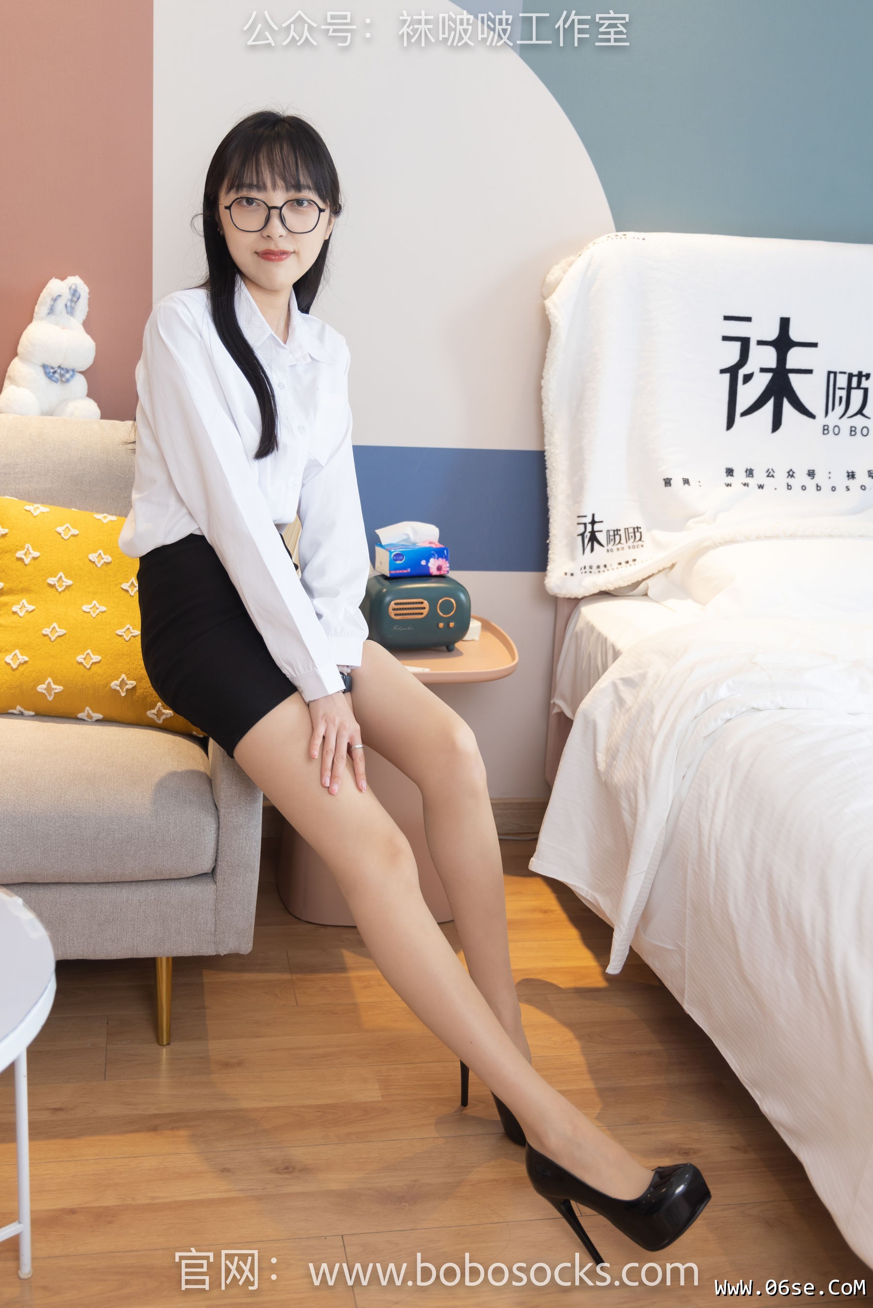 图片[6]-BoBoSocks袜啵啵 No.094 稚予-高跟鞋、肉丝[139P]-六色网