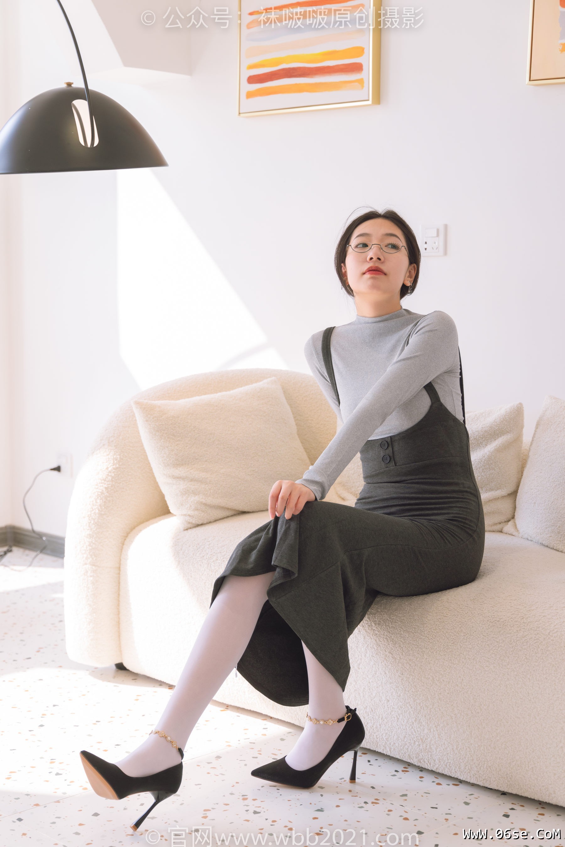 图片[59]-BoBoSocks袜啵啵 No.242 小甜豆-高跟鞋、厚白丝[140P]-六色网